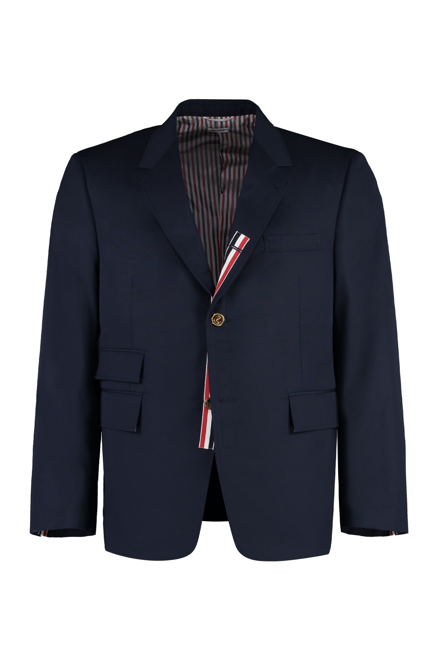 Shop Thom Browne Single-breasted Two-button Blazer In Navy