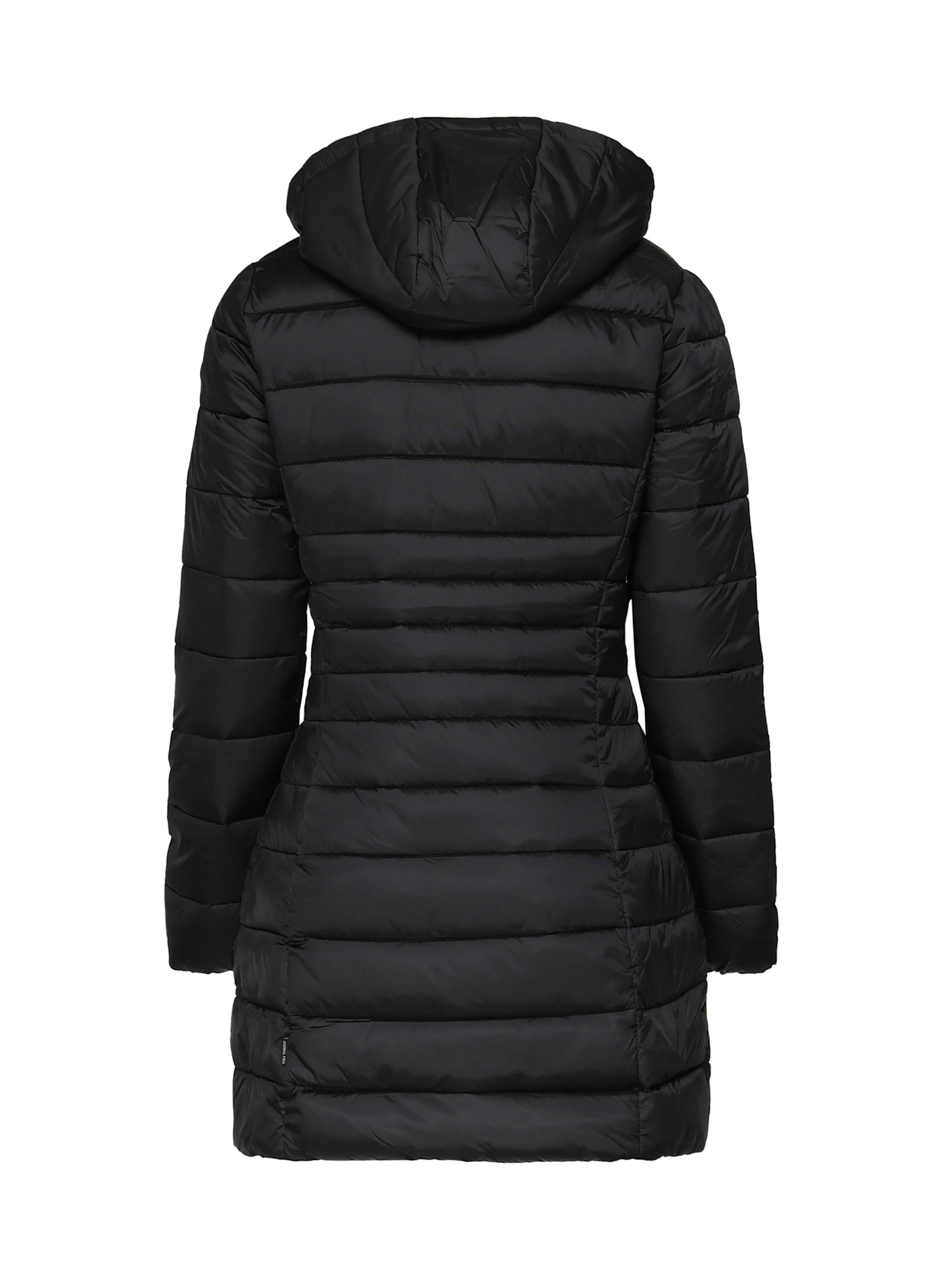 Shop Save The Duck Down Jacket With Hood In Black