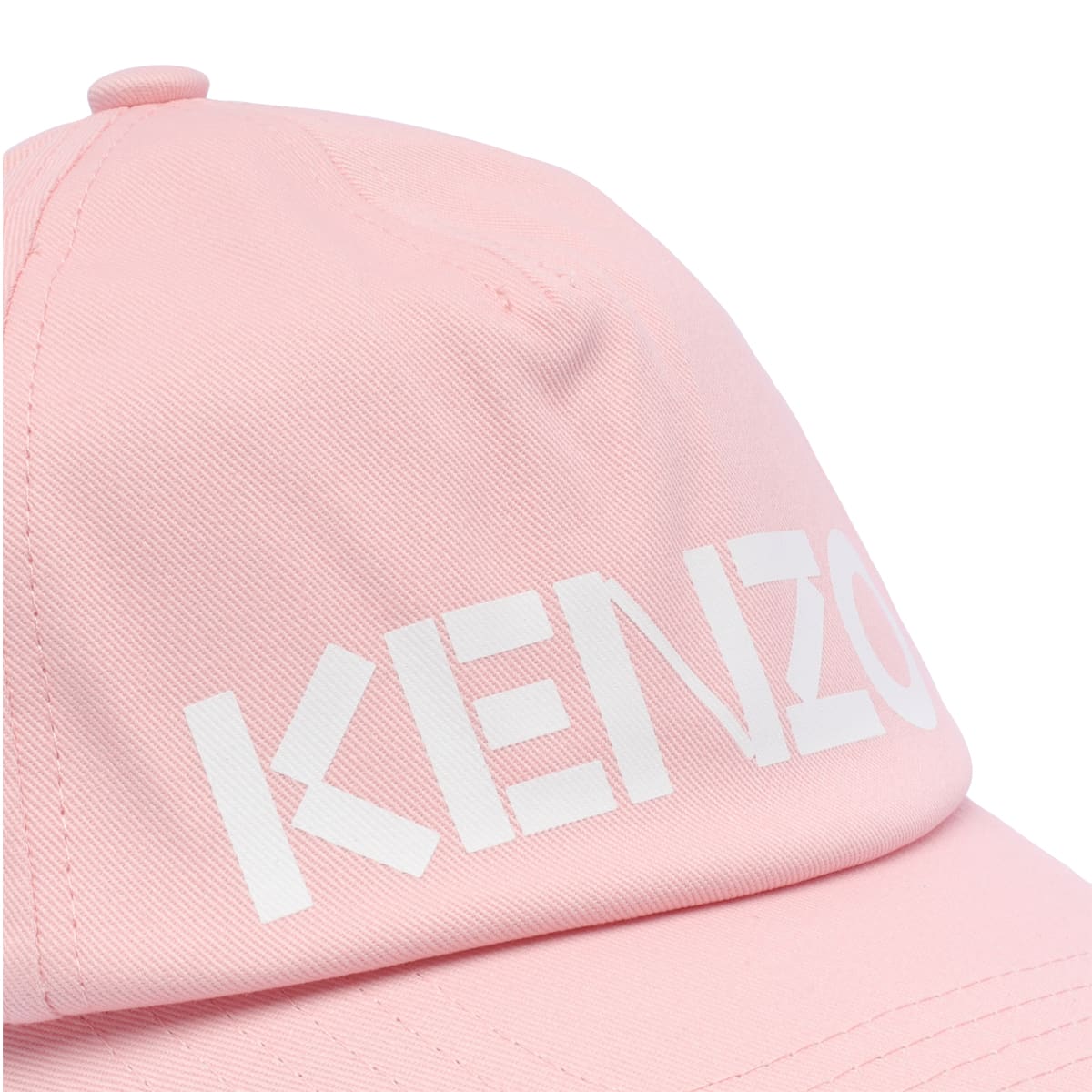Shop Kenzo Logo Baseball Cap In Pink
