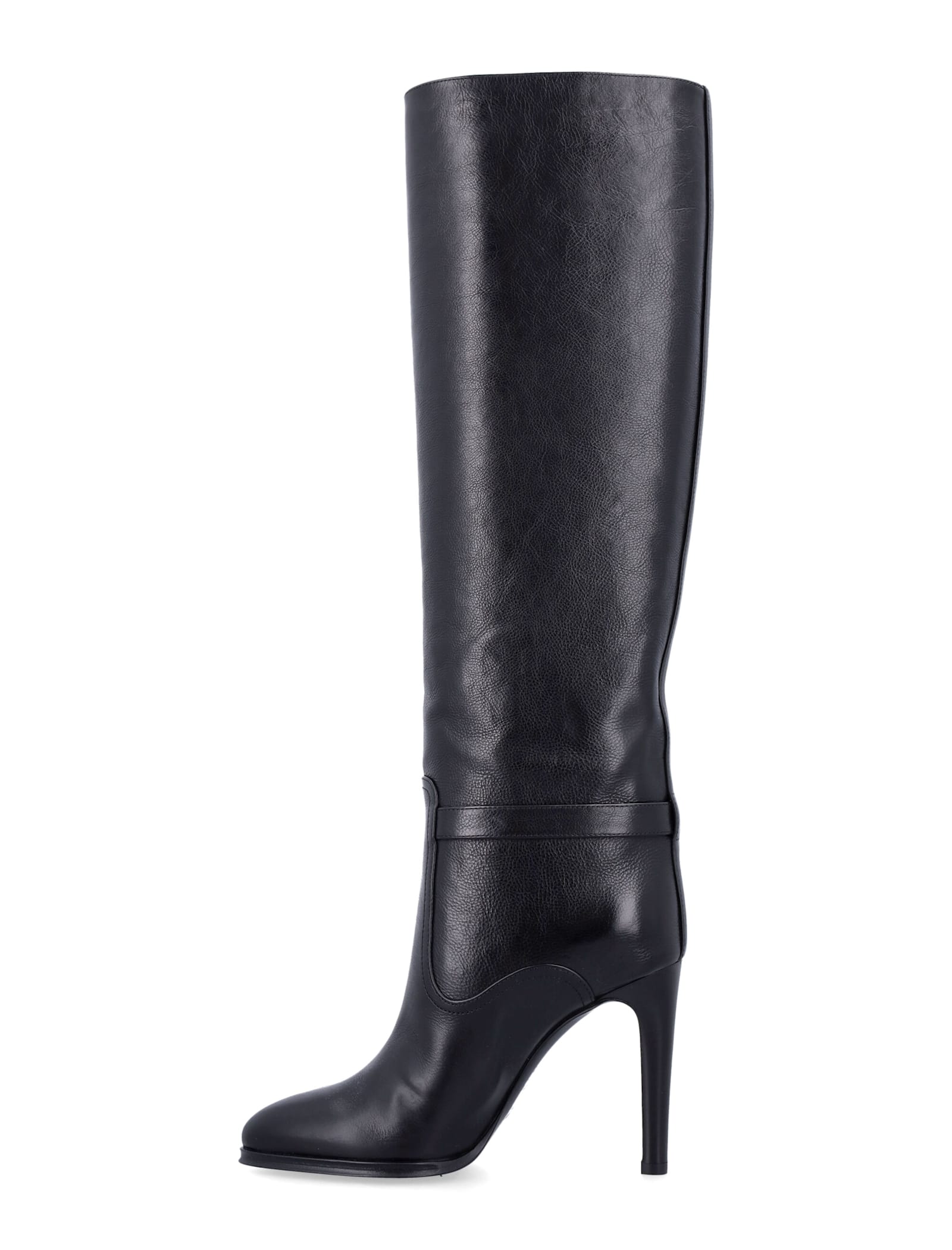 Saint Laurent Diane Boots In Black