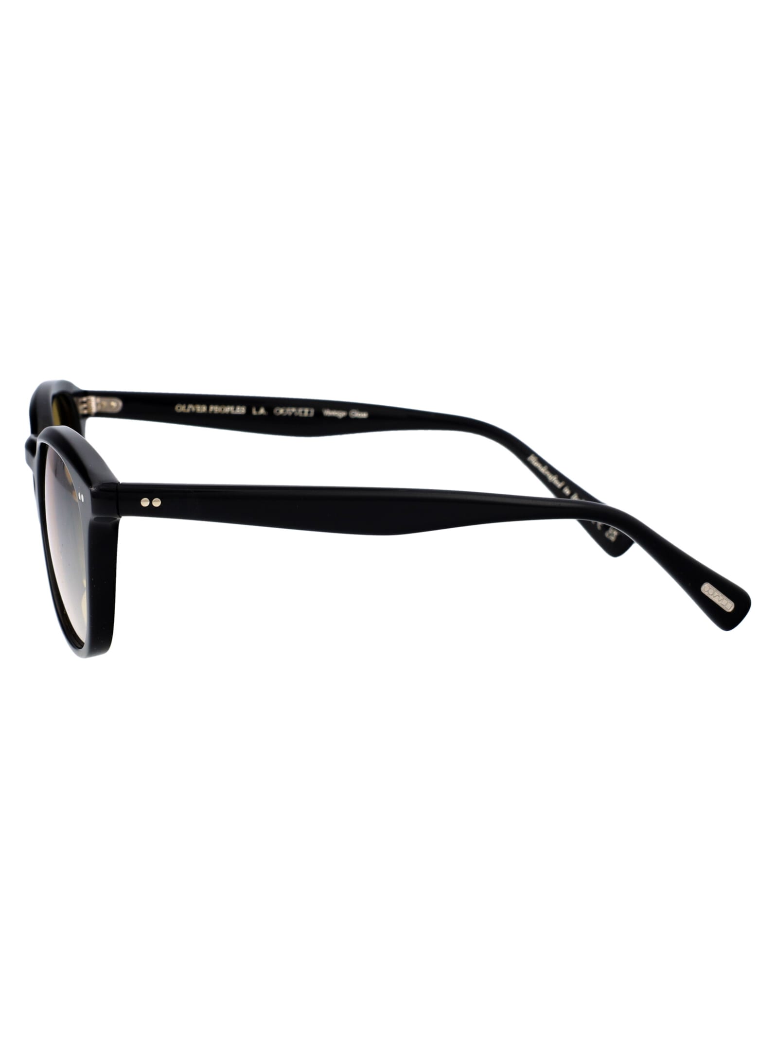 Shop Oliver Peoples Desmon Sun Sunglasses In 10050f Black