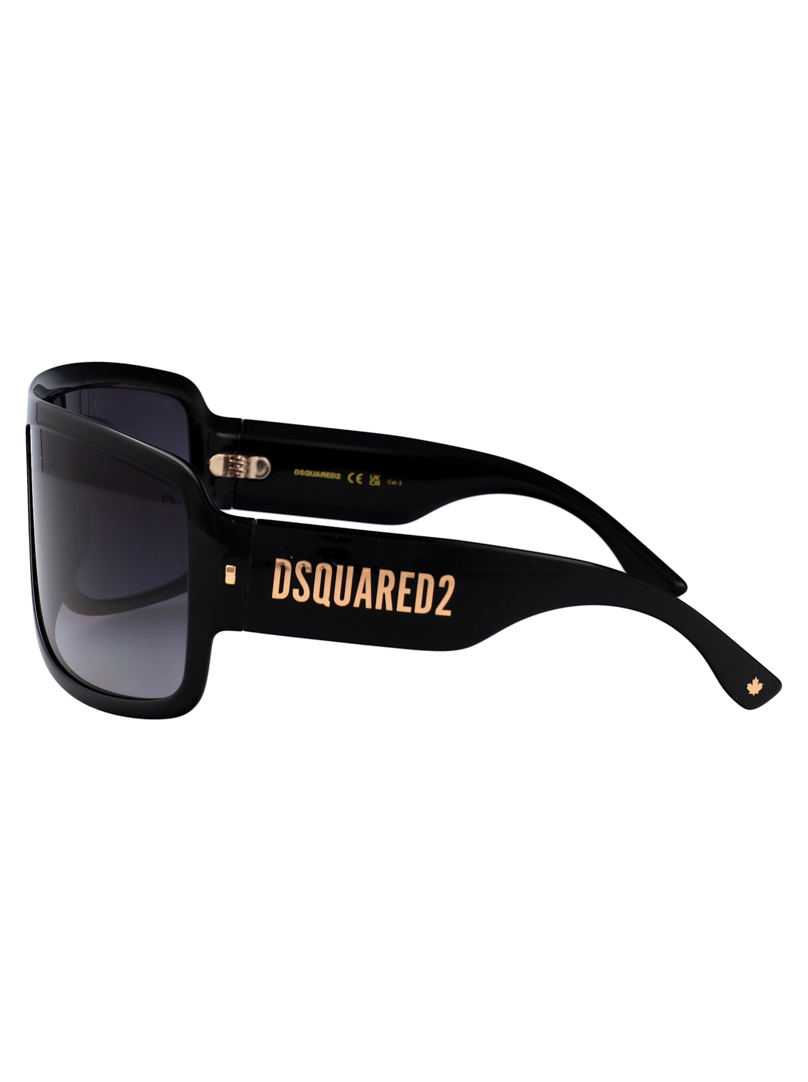 Dsquared2 Black Injectate Sunglasses In Black