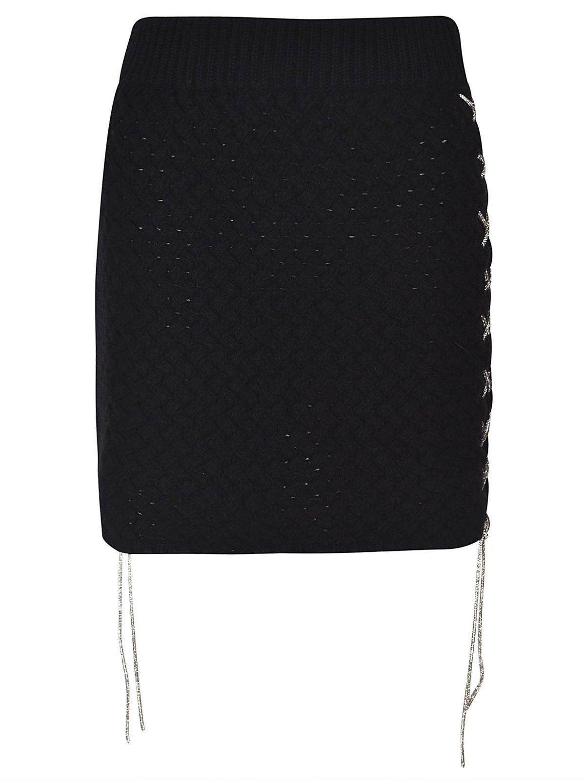 GIUSEPPE DI MORABITO KNITTED MINI SKIRT