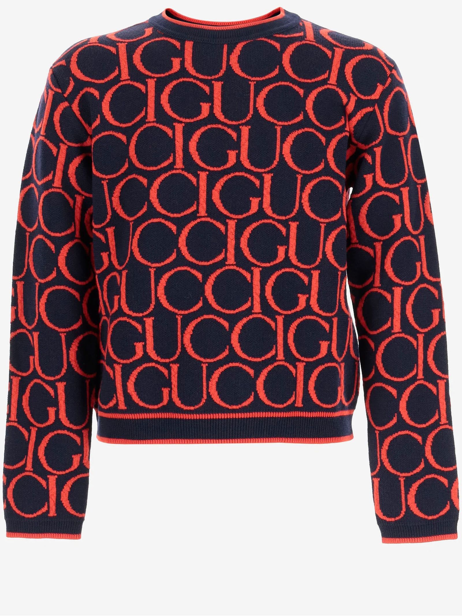 Shop Gucci Kids Sweaters Blue