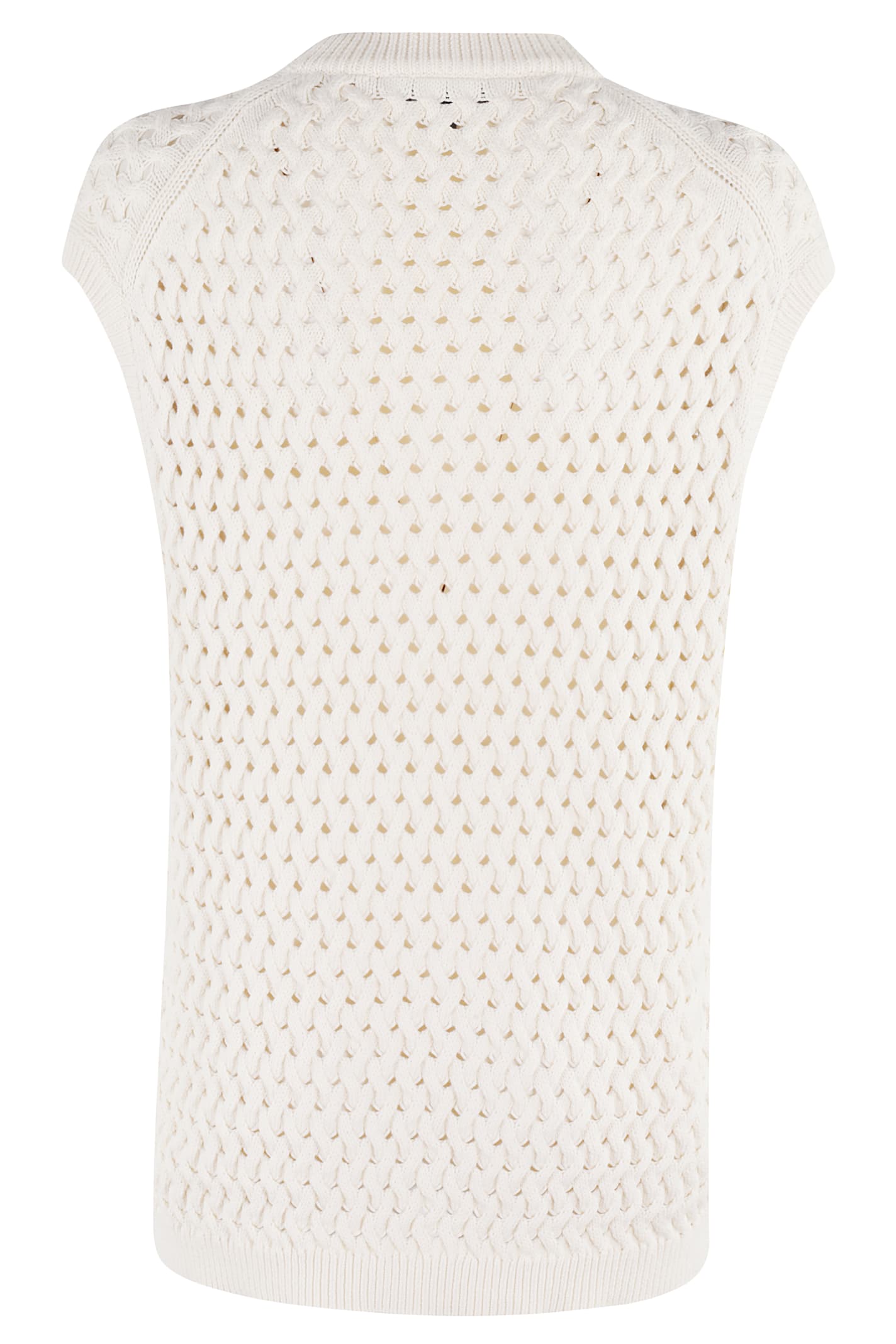 Shop Theory Sleveless Vest In Natural