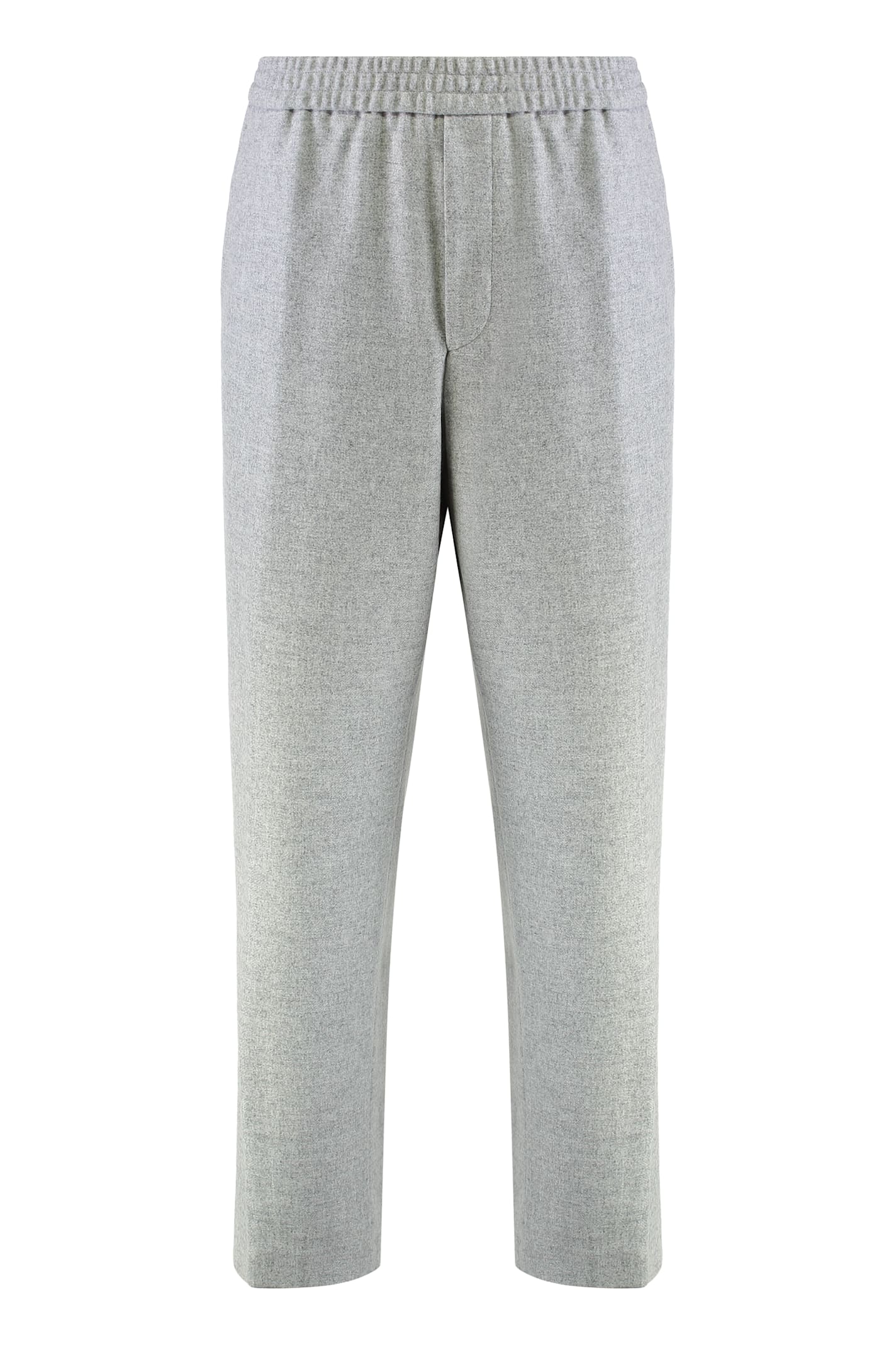 Hugo Boss Boss Pants In Wool Blend In Gray