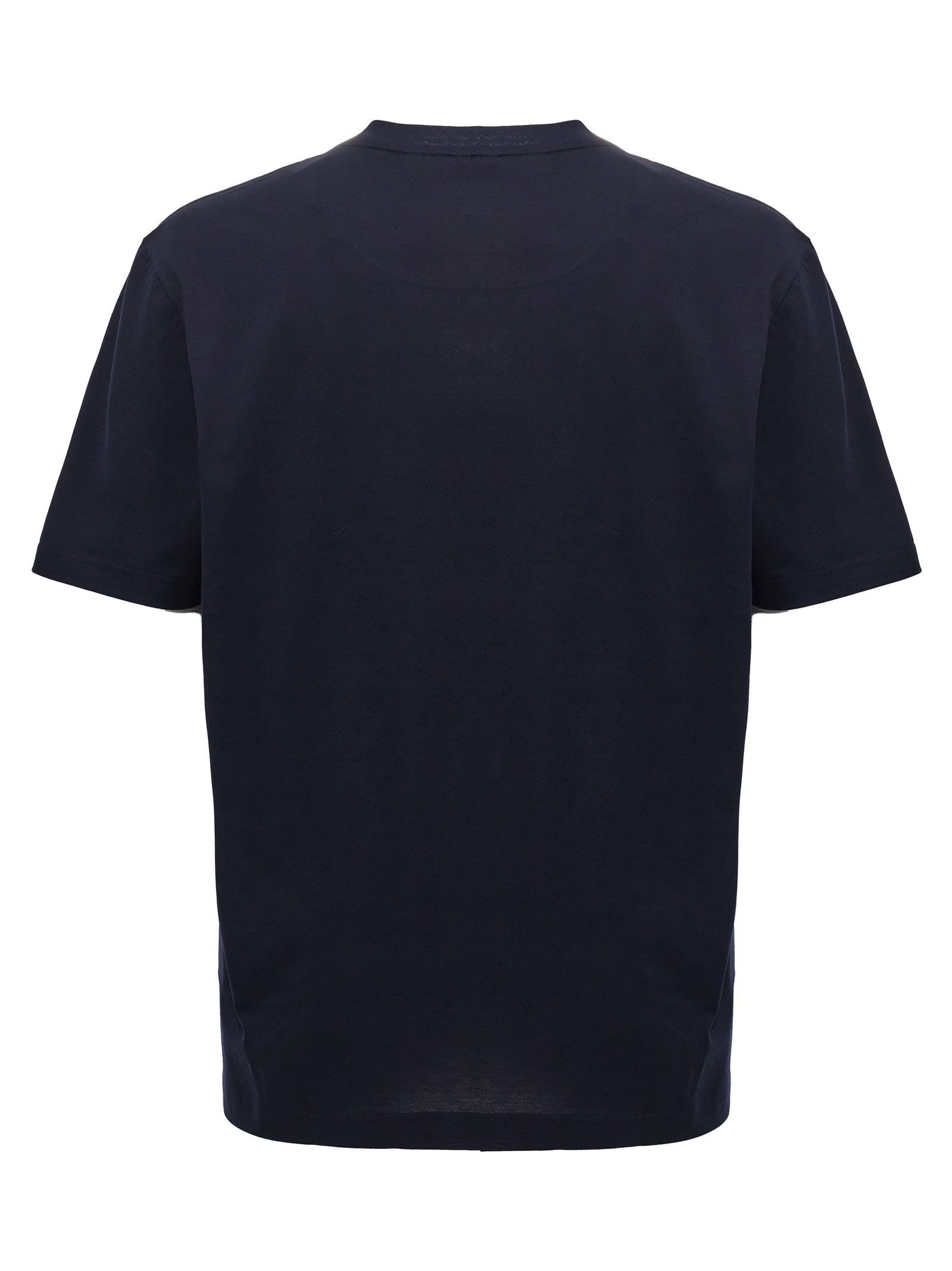 Shop Brioni Basic T-shirt In Blue