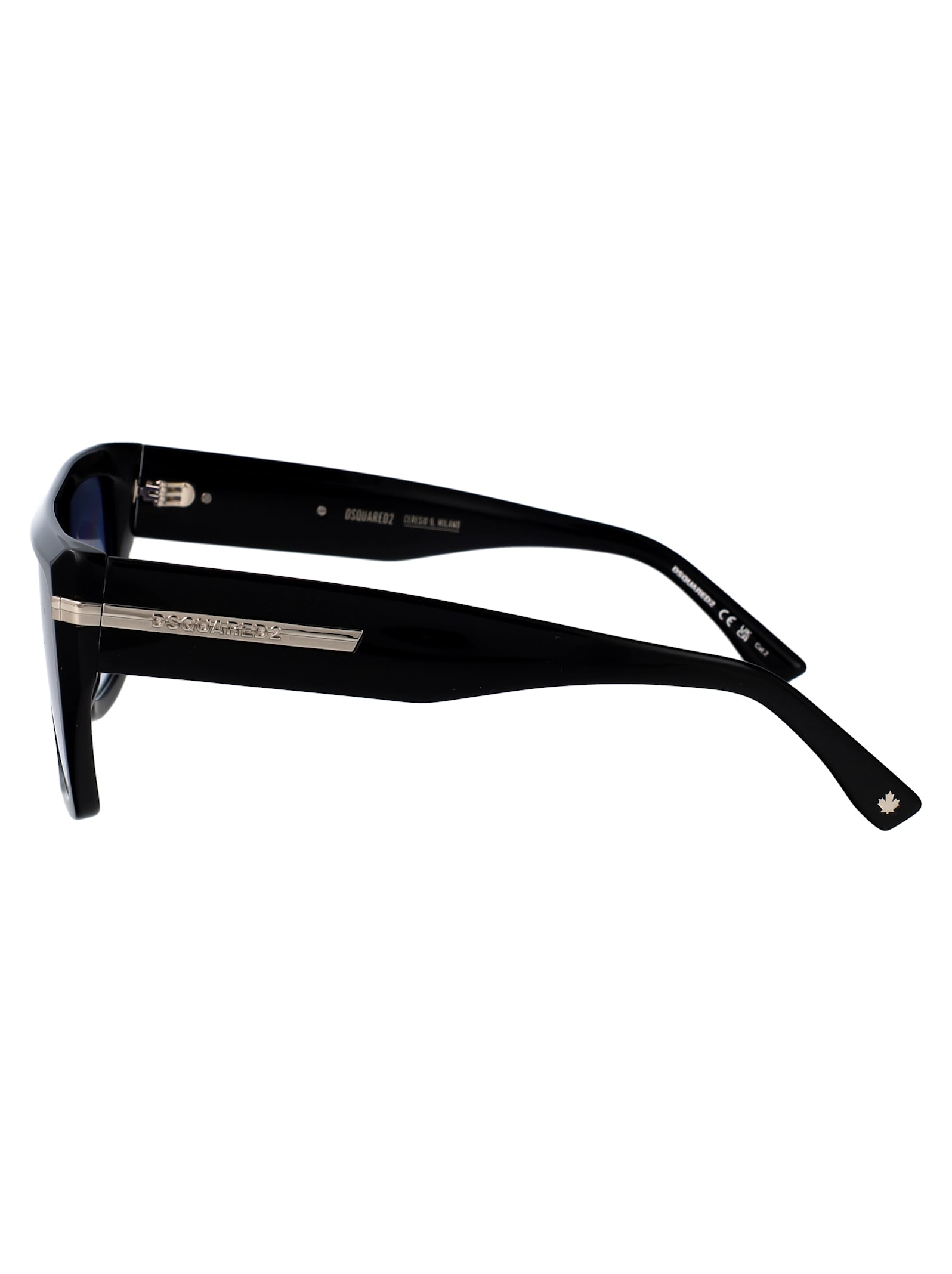 Dsquared2 Black Acetate Sunglasses In Black