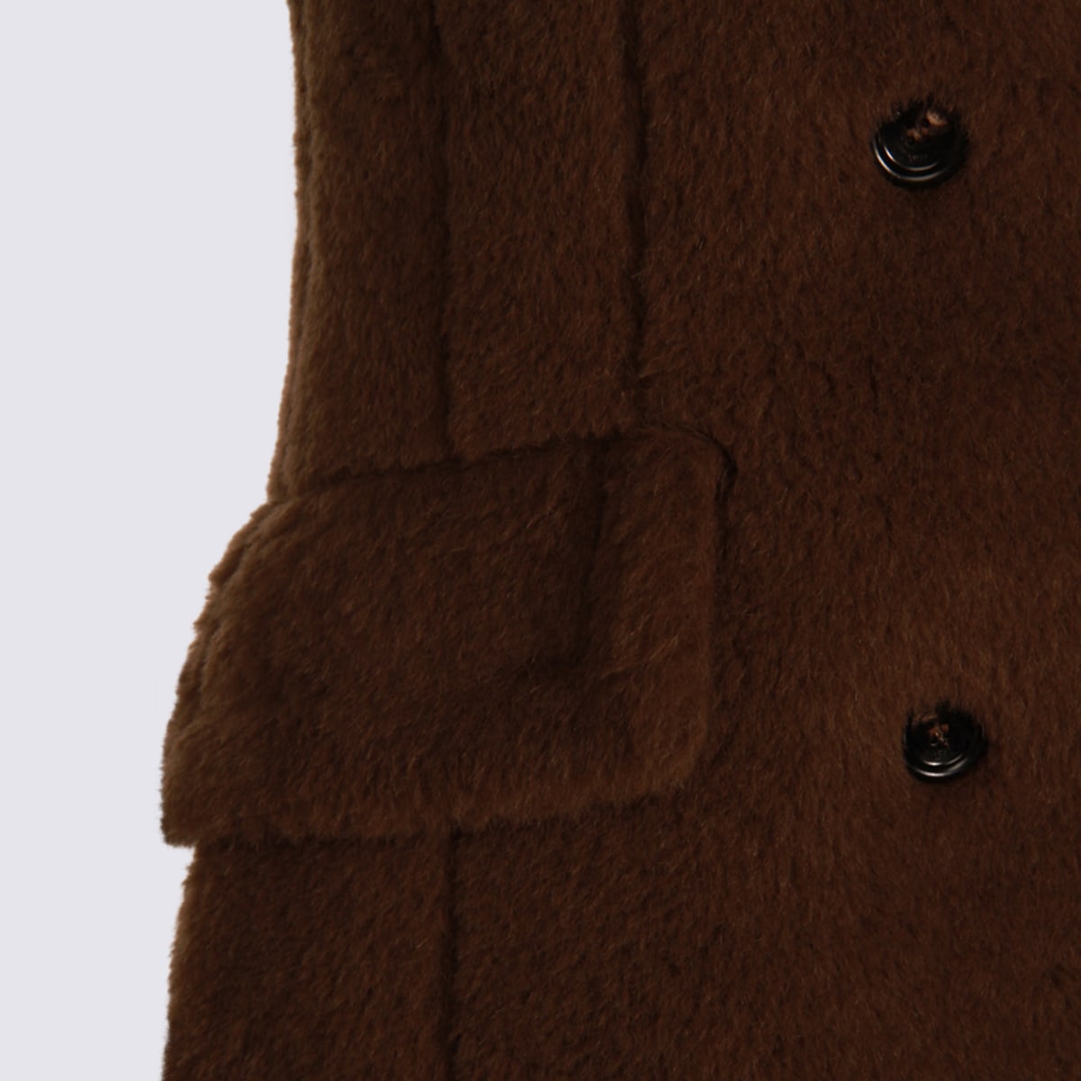 Max Mara Brown Boario Coat In Brown