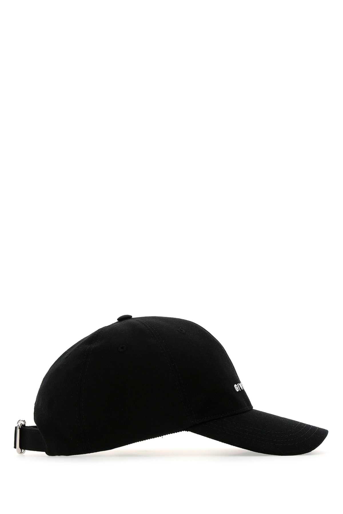 Shop Givenchy Black Cotton Baseball Cap In 001