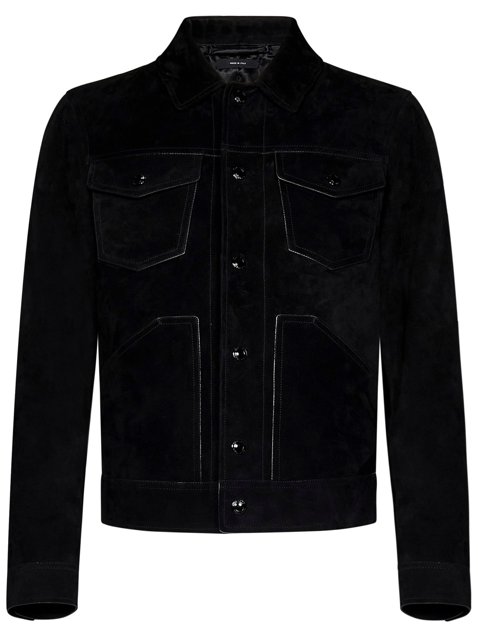 Shop Tom Ford Jacket In Black