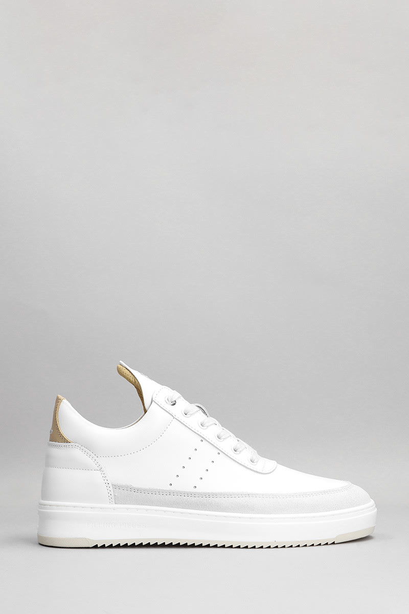 Filling Pieces Sneakers In White Leather