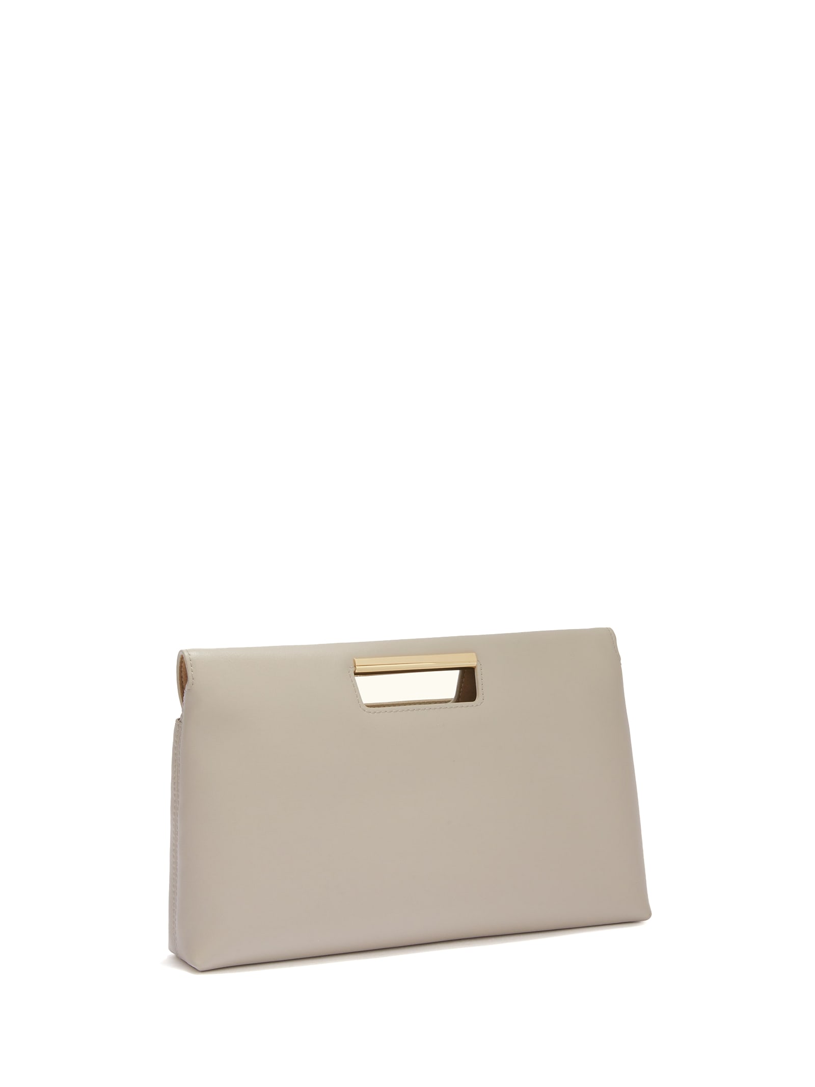 Shop Furla Vanilla Leather Handbag In Vaniglia