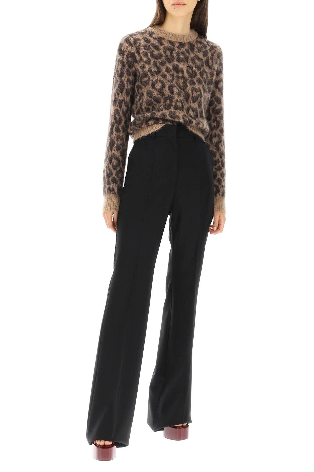Max Mara Calmi Flared Wool Trousers