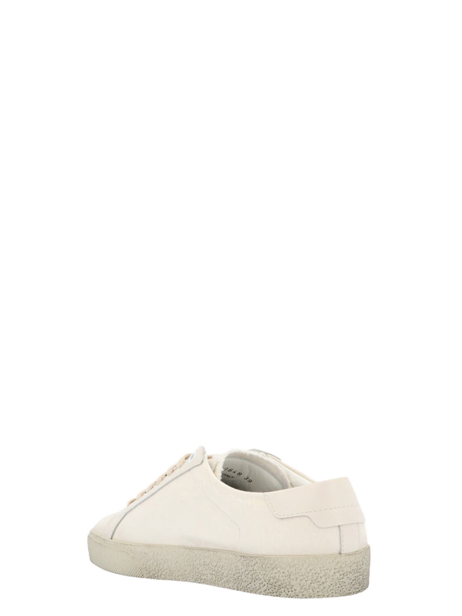 Shop Saint Laurent Court Sl/06 Sneakers In White