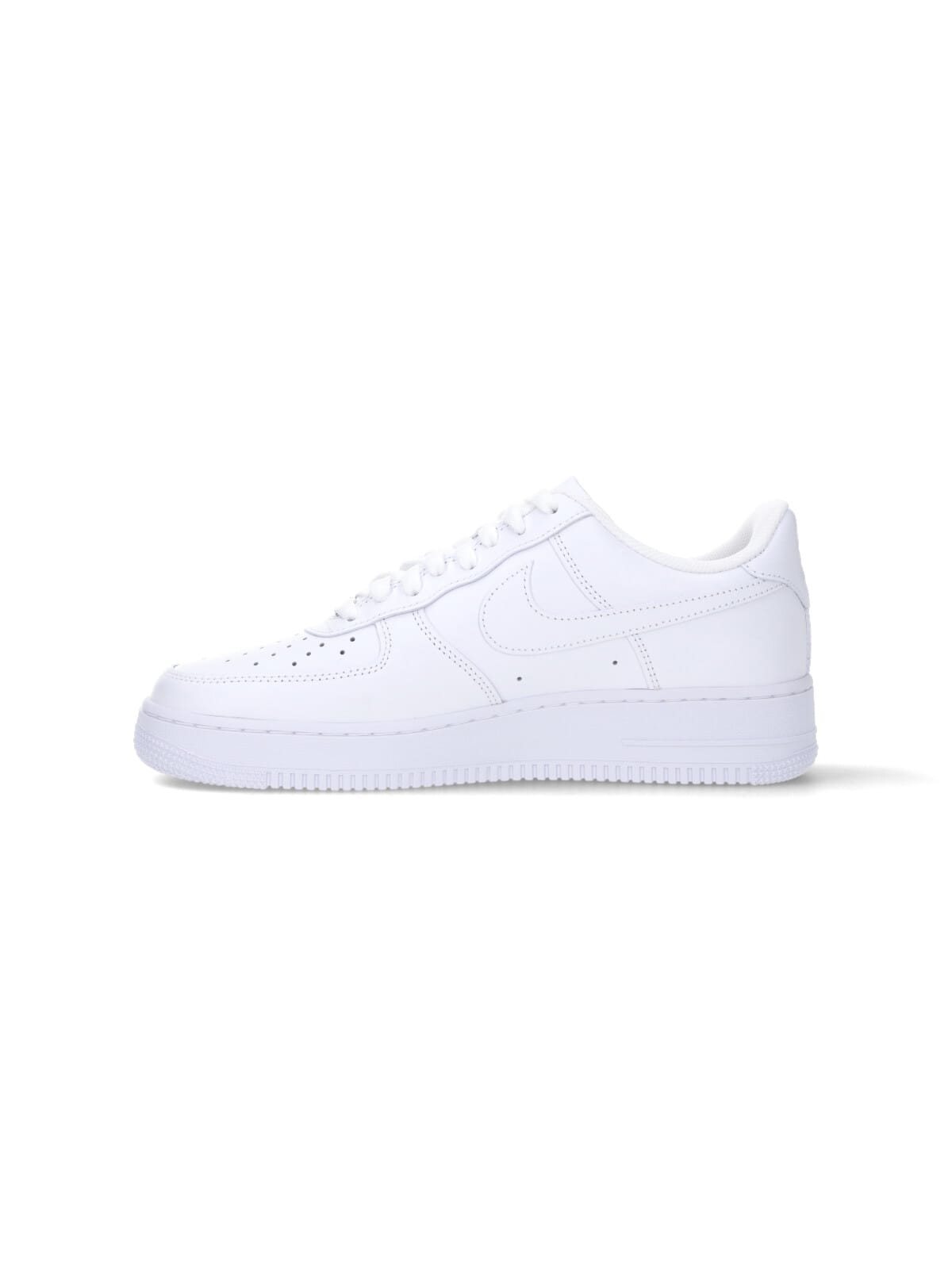 Nike Air Force 1 Low Retro Premium Leather Sneakers In White