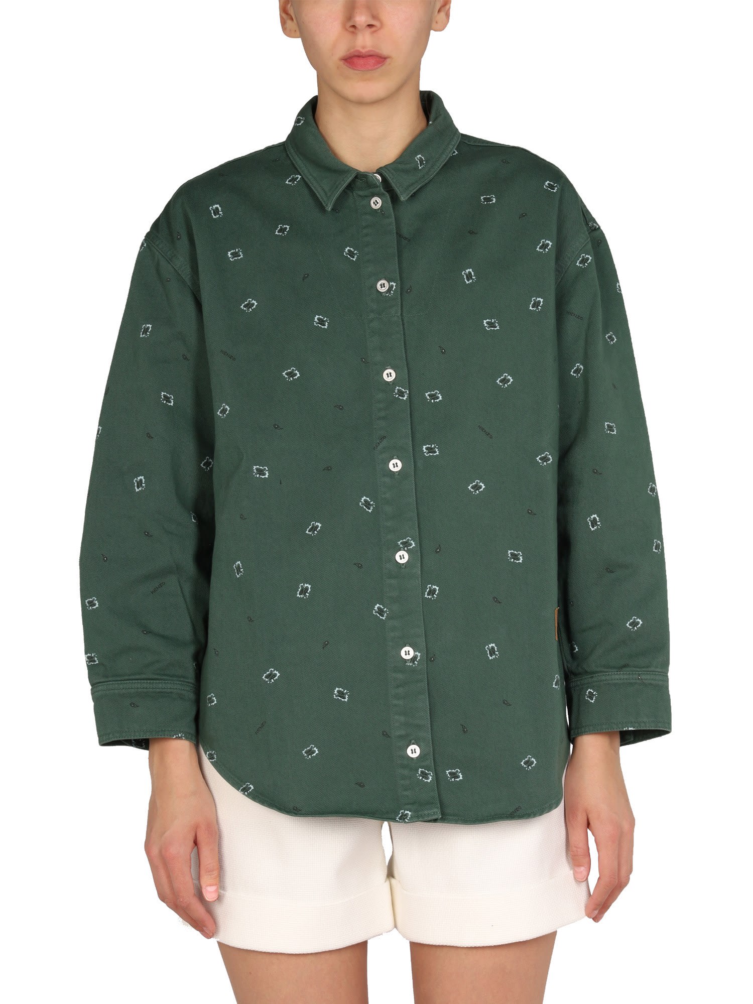 Kenzo Shirt With Logo Patch