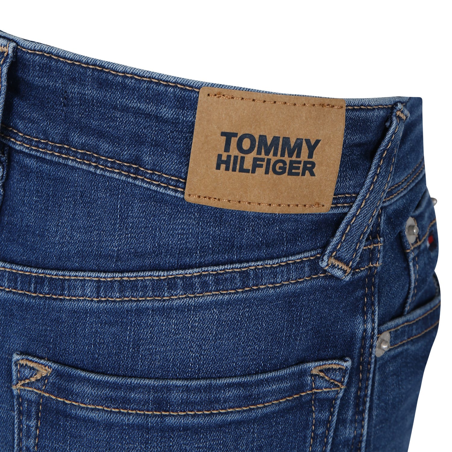 Shop Tommy Hilfiger Denim Jeans For Boy With Logo