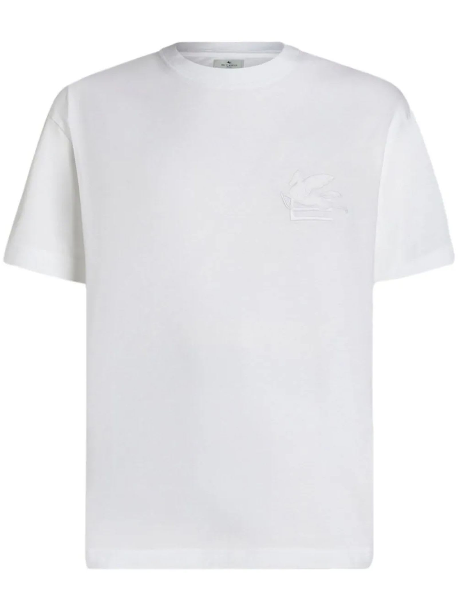 Shop Etro T-shirts And Polos White