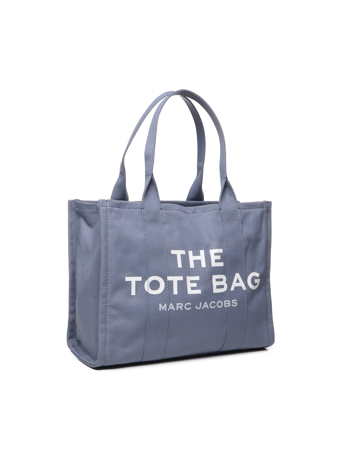 Shop Marc Jacobs The Tote Bag In Cotton In Blue Shadow