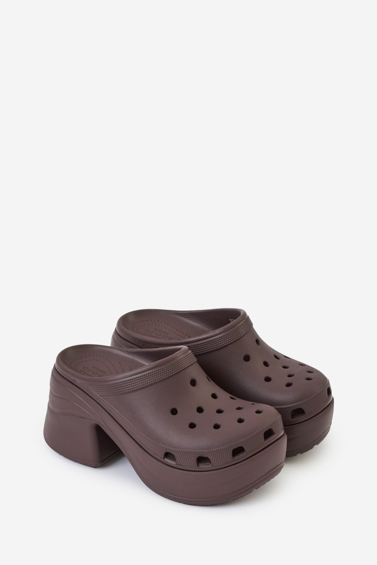Shop Crocs Siren Clog Sandals In Brown