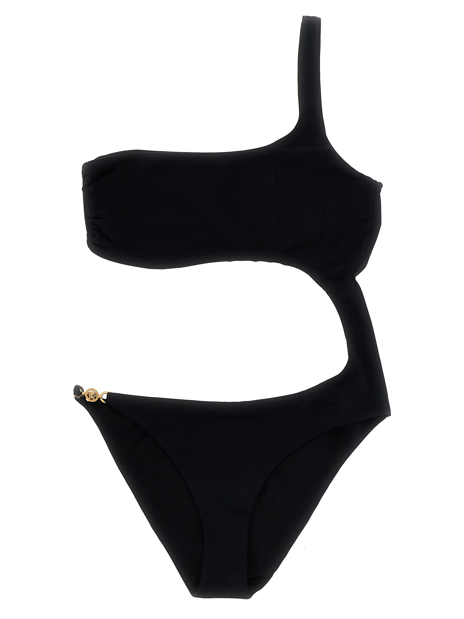 Versace Medusa One-piece Swimsuit In Black