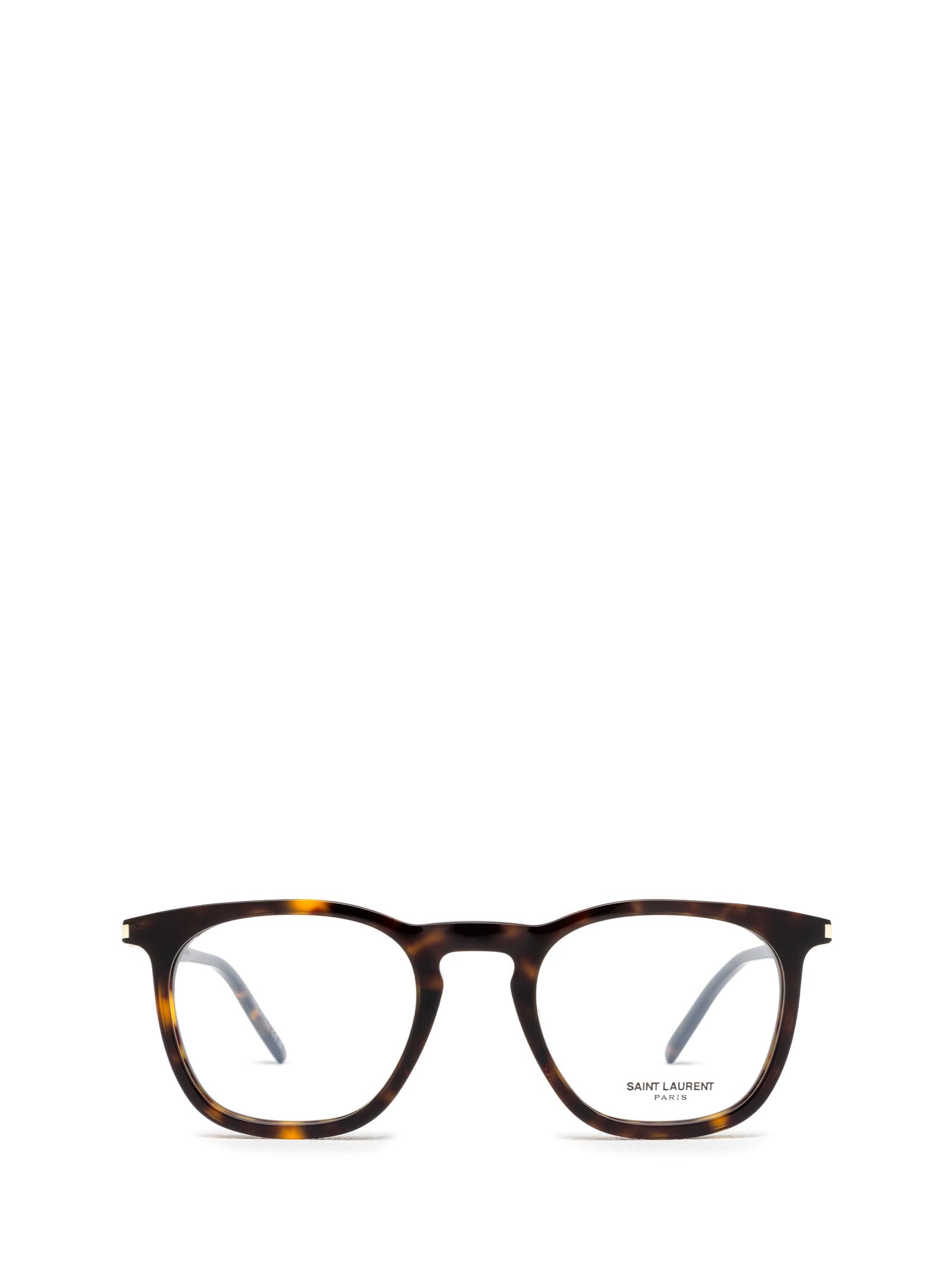 Shop Saint Laurent Sl 623 Opt Havana Glasses