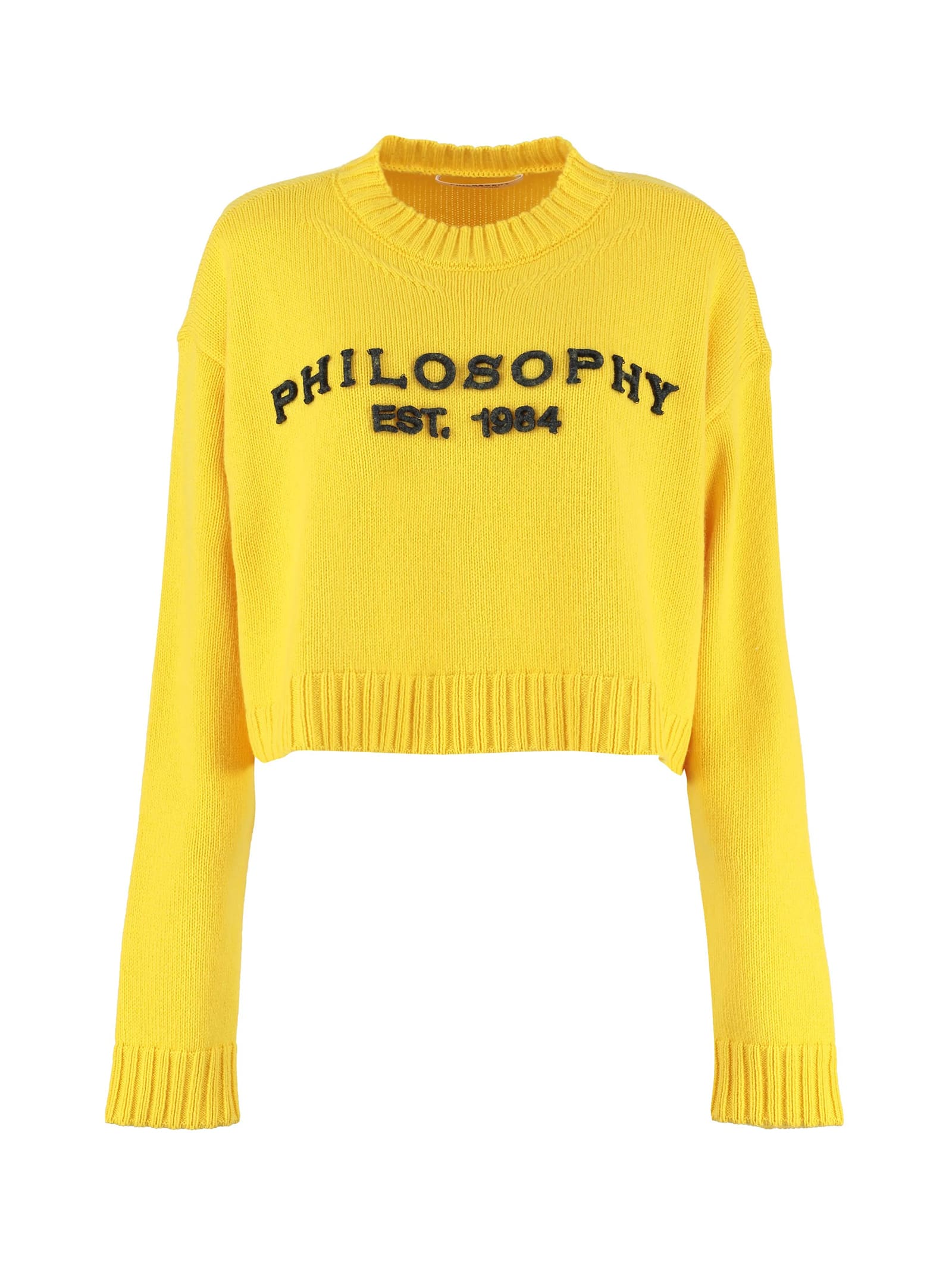 Philosophy di Lorenzo Serafini Cropped Wool Sweater