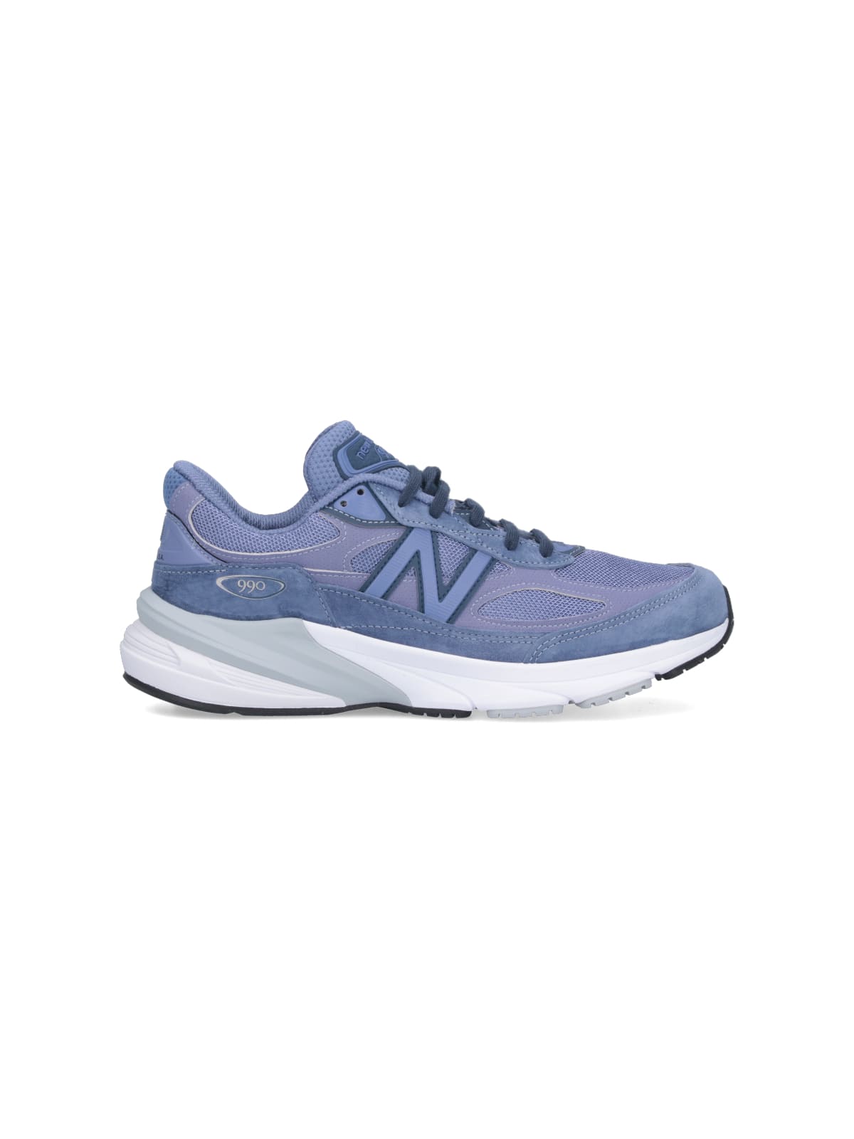 New Balance 990v6 Sneakers In Purple Suede And Mesh In Purple