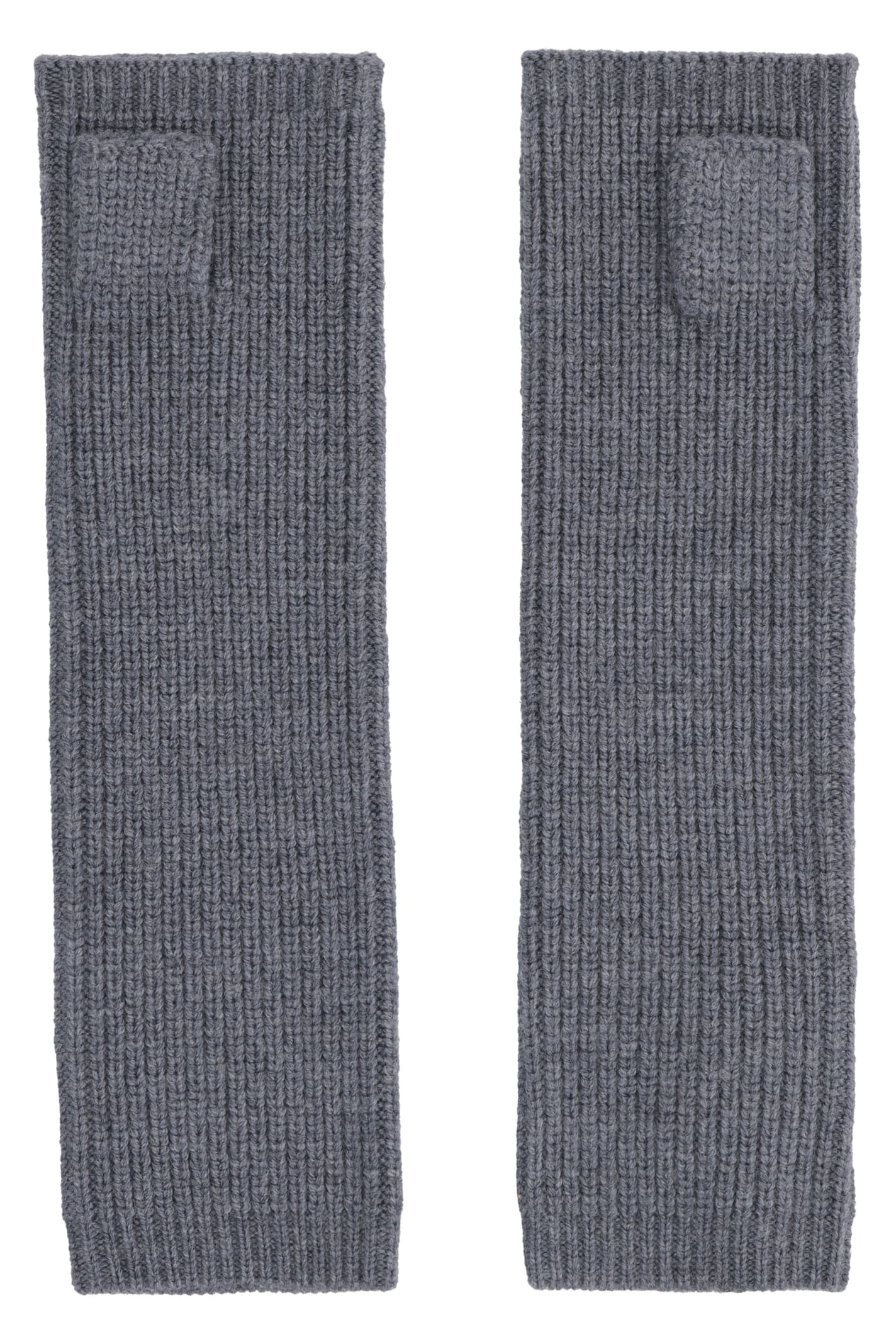 Shop Isabel Marant Patti Wool Gloves In Grey