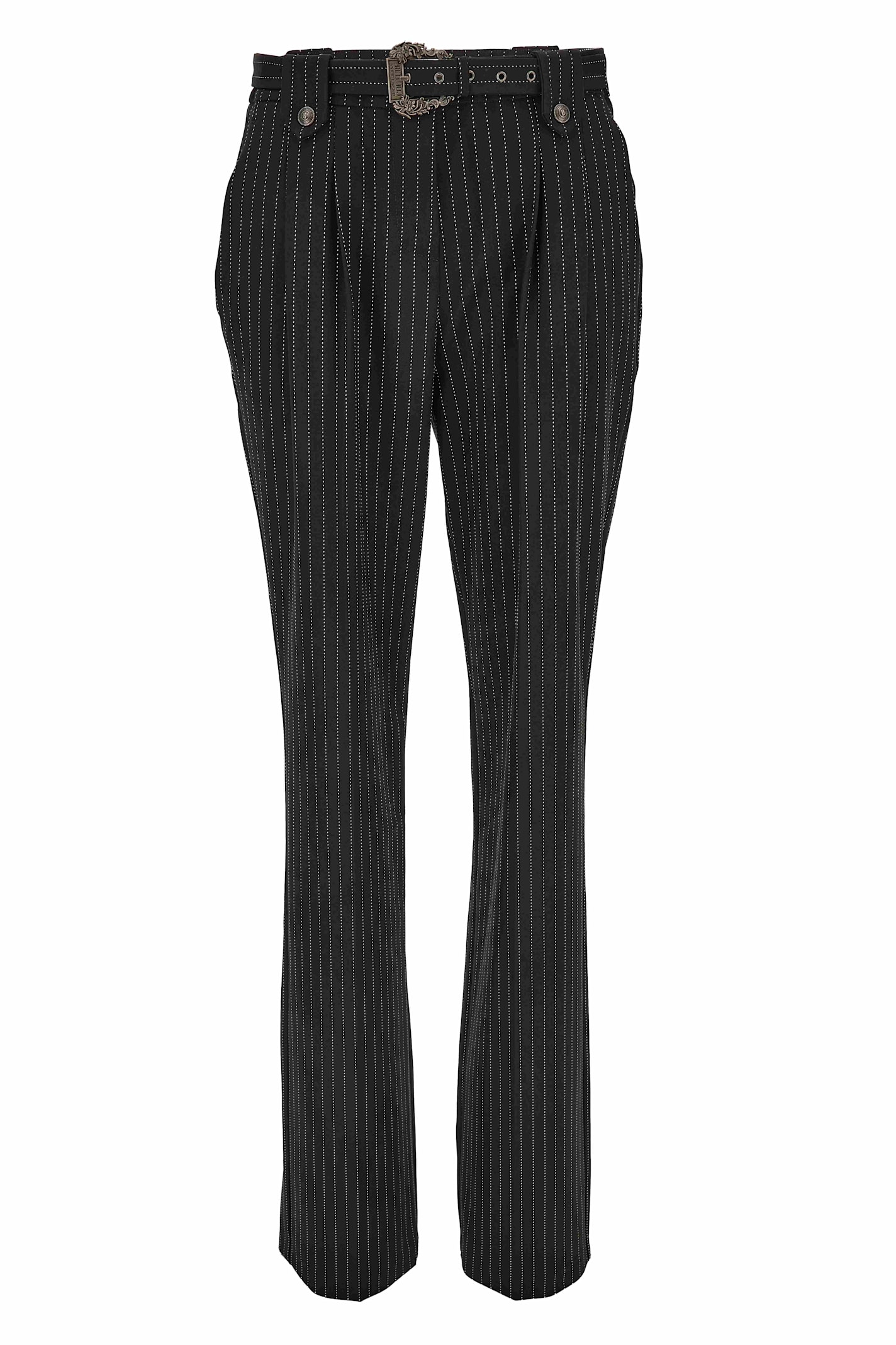 VERSACE JEANS COUTURE VERSACE JEANS COUTURE BLACK CASUAL TROUSERS