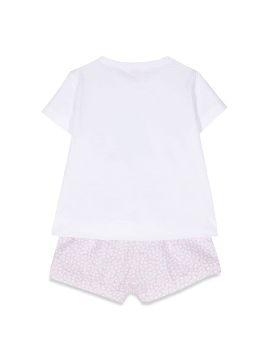Il Gufo Floral-print Cotton Shorts In Multicolour