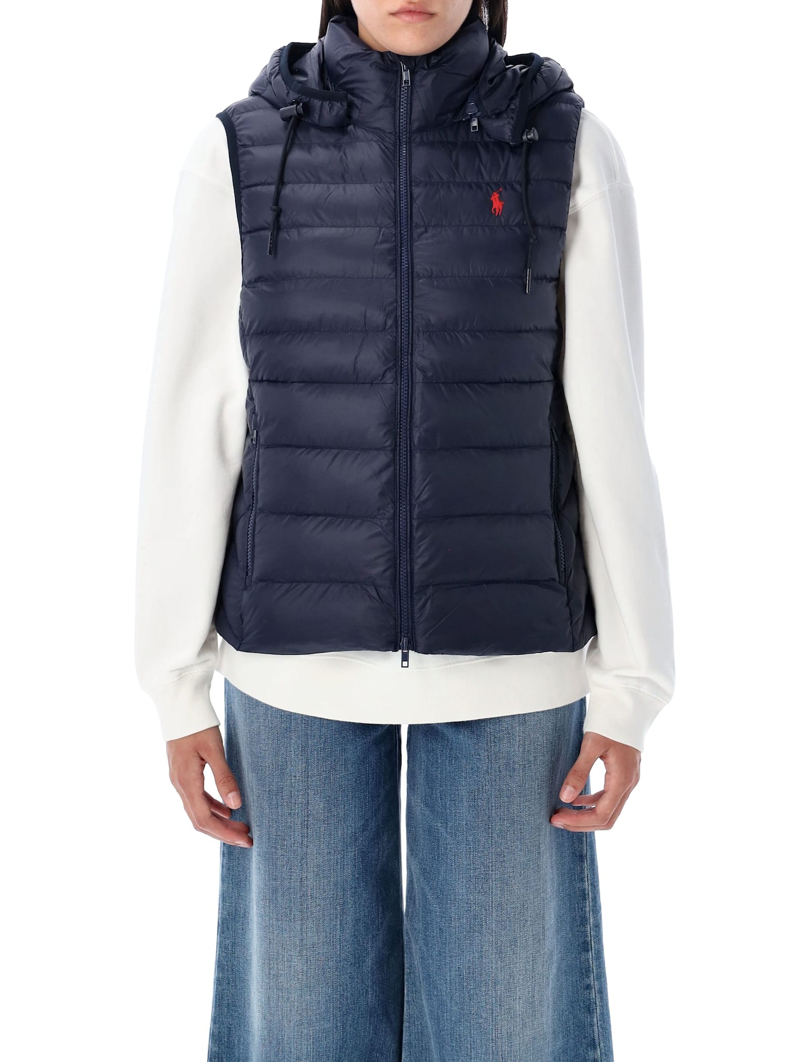 Polo Ralph Lauren All Season Down Vest In Blue