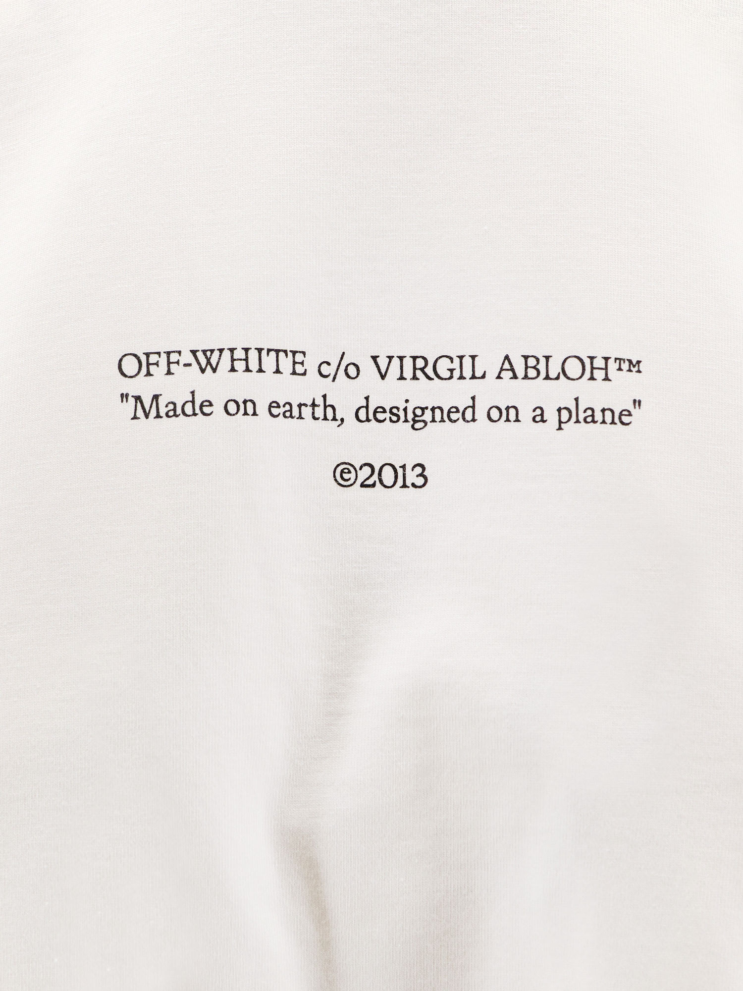 Off-white Cotton T-shirt In White