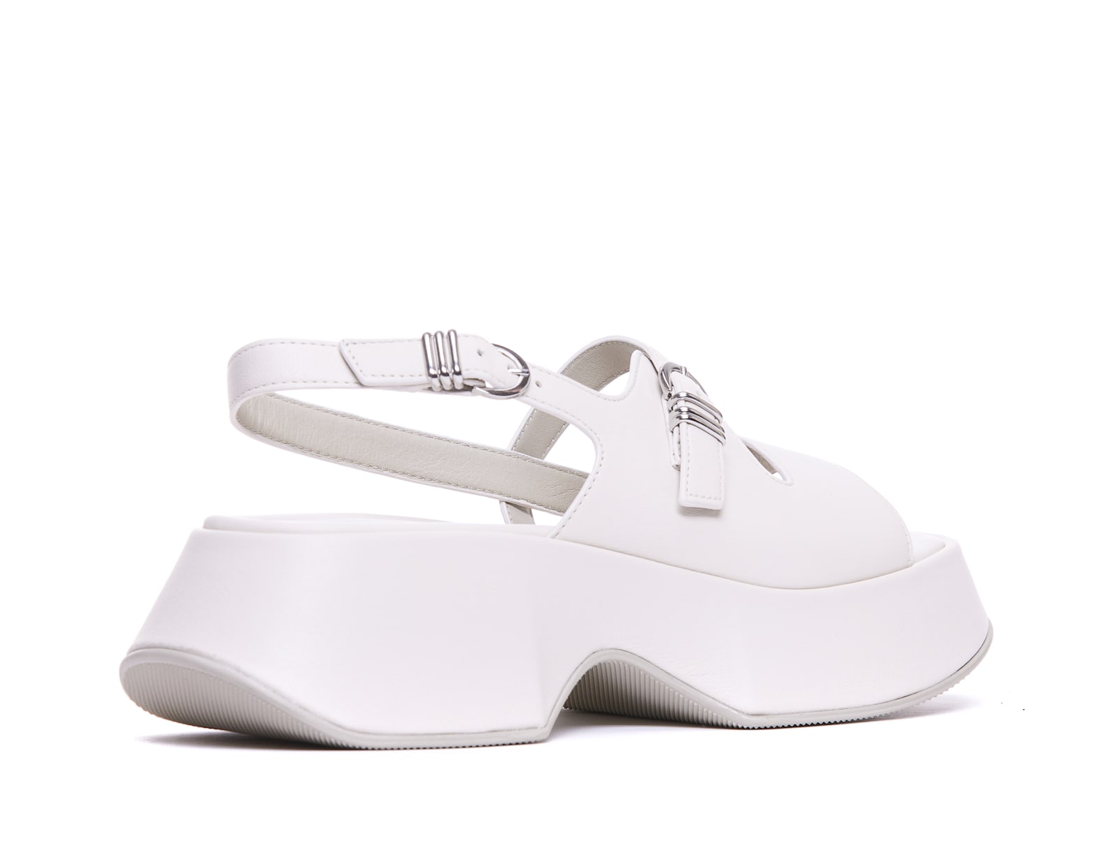 Shop Vic Matie Sandals In White