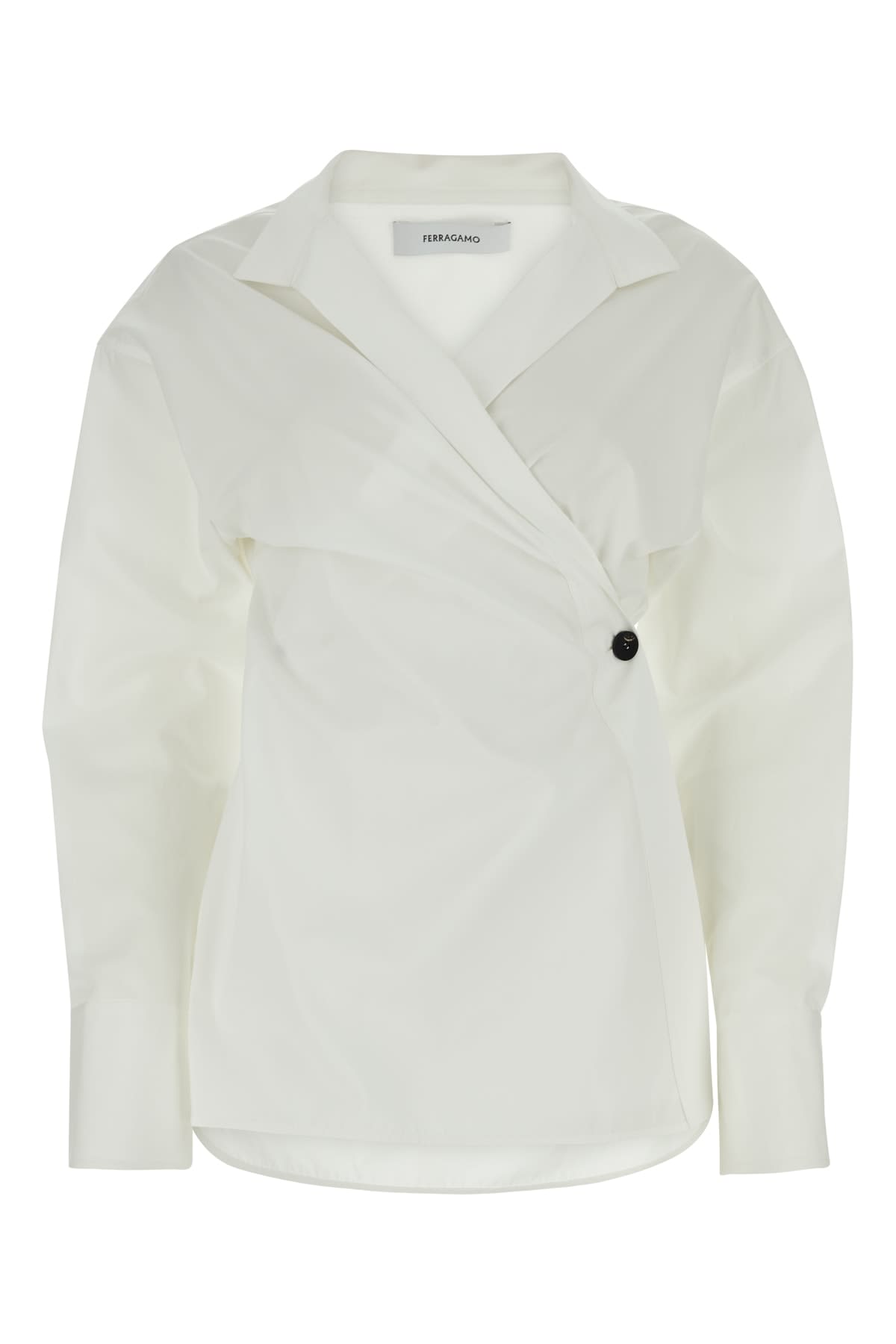 Shop Ferragamo Camicia In White