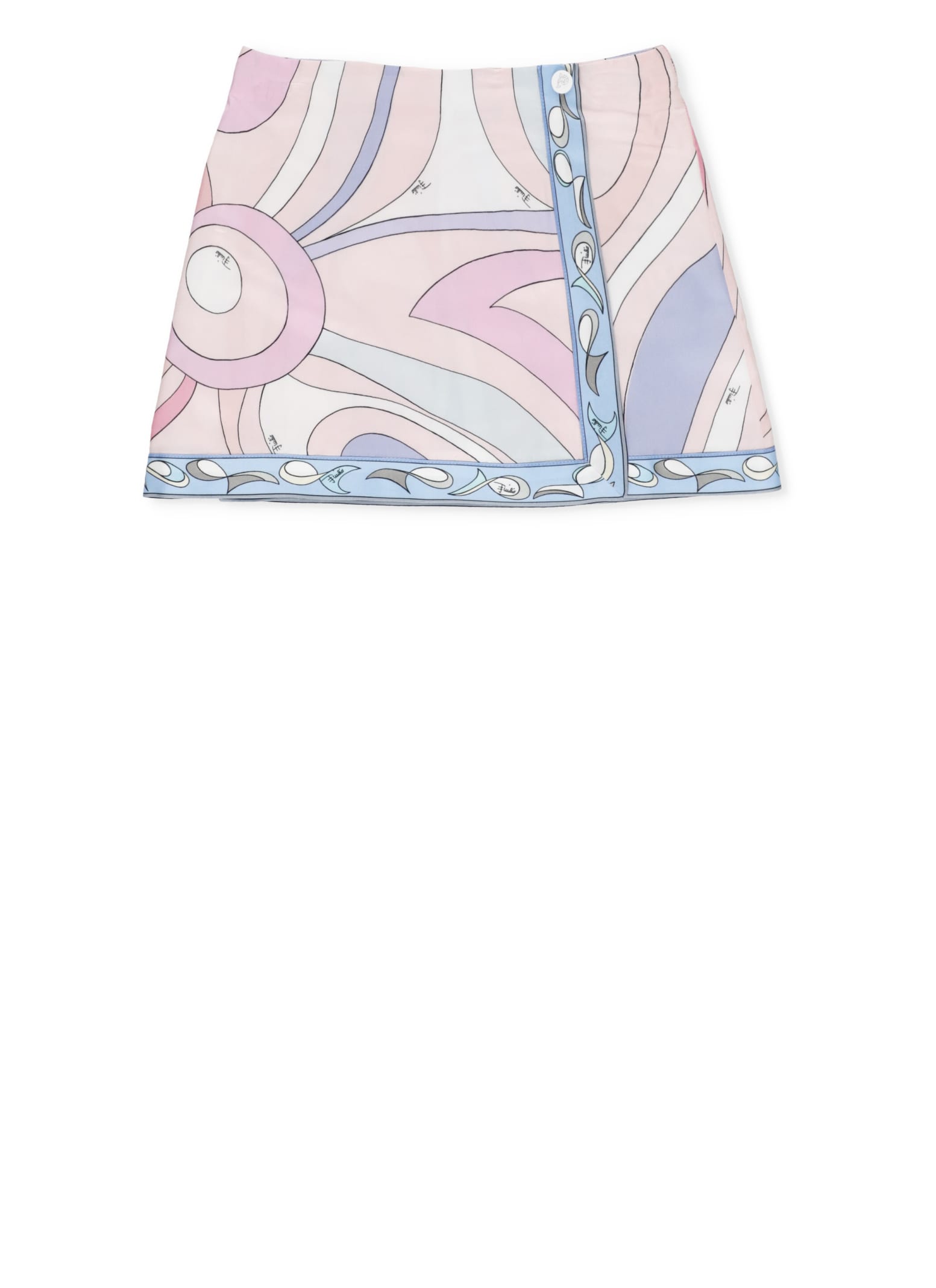 Emilio Pucci Wrap Skirt With Marmo Print