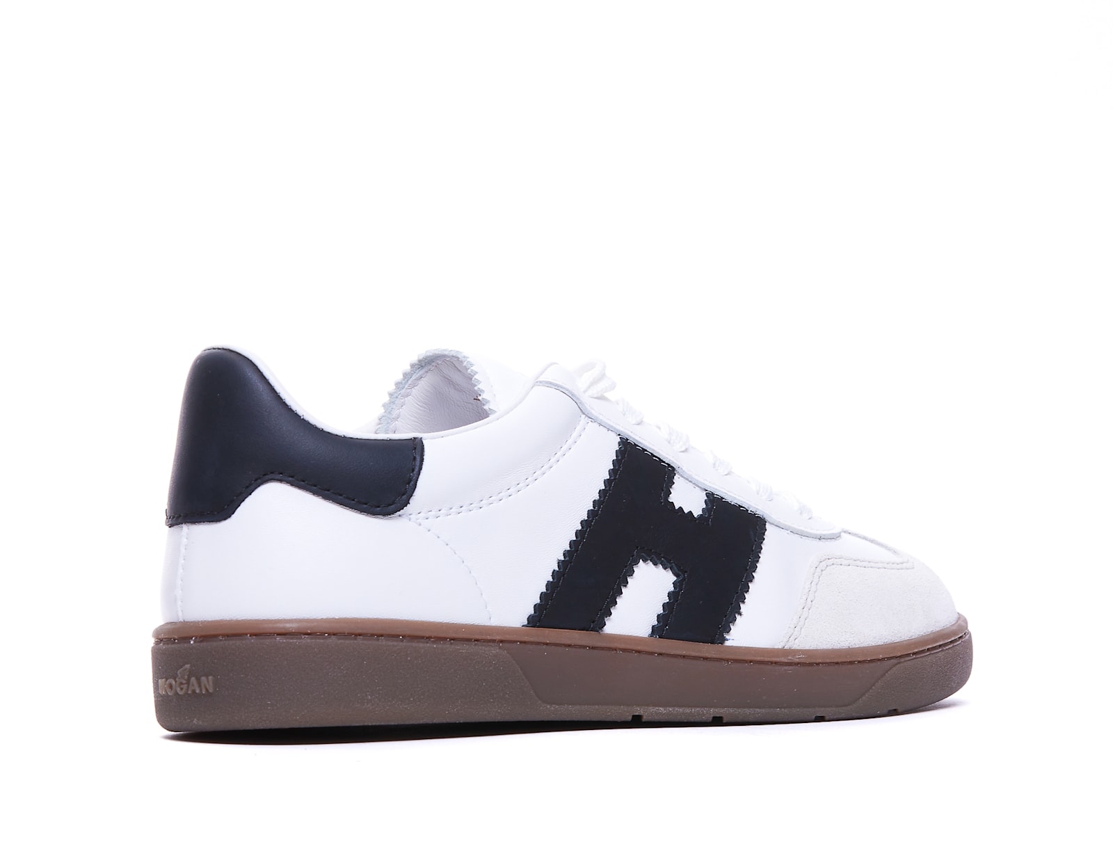 スニーカー HOGAN WHITE AND BLACK LEATHER SNEAKERS Hogan White And Black Sneakers | ModeSens