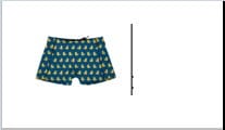 Mc2 Saint Barth Blue Swim Shorts For Boy With Ducky Print In Multi