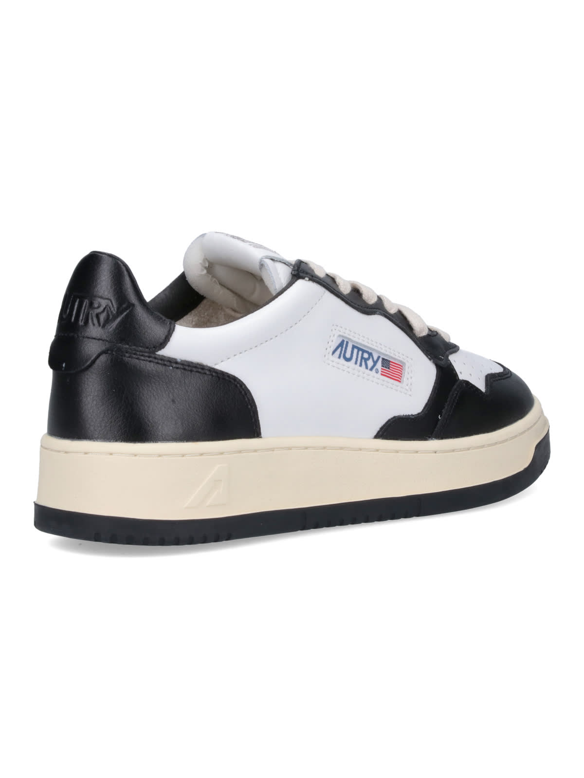 Shop Autry Low Sneakers Medalist In White/black