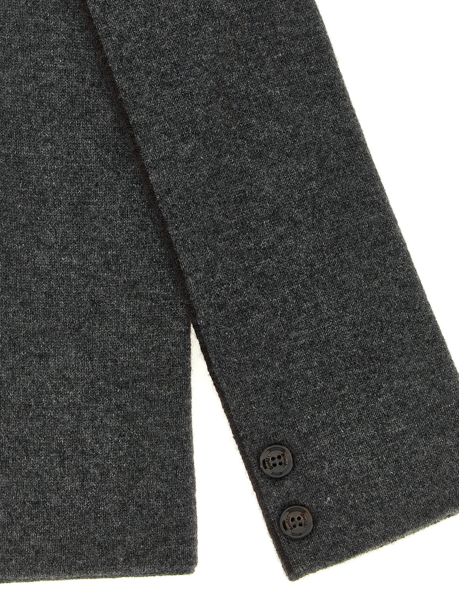 Moorer Twisted Mongolian Cashmere Scarf With Contrast Detail In Black