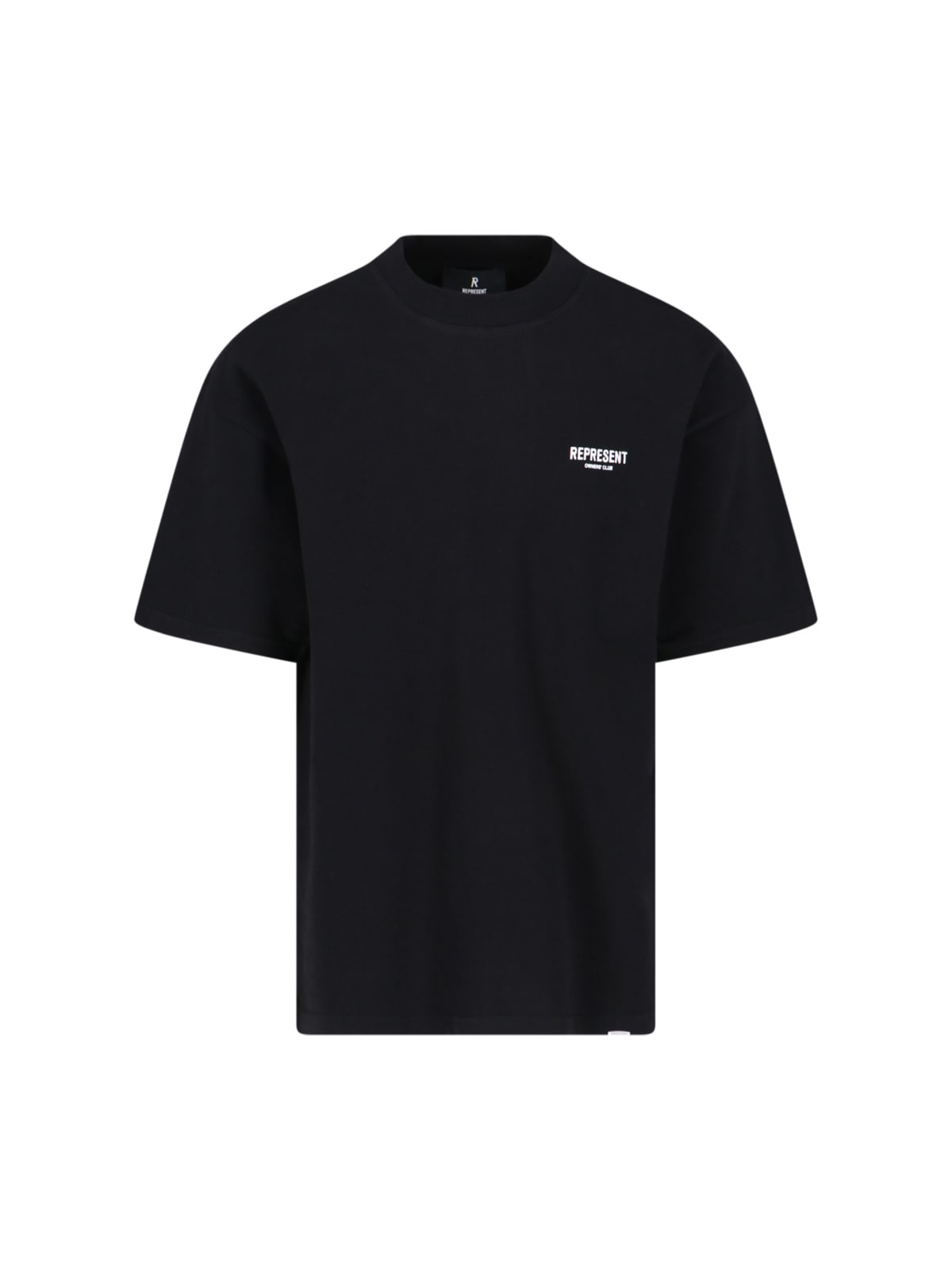 Shop Represent Logo T-shirt In Black