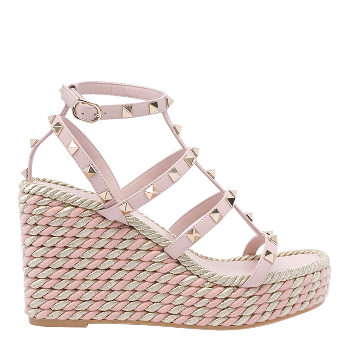 Rockstud Wedged Sandals
