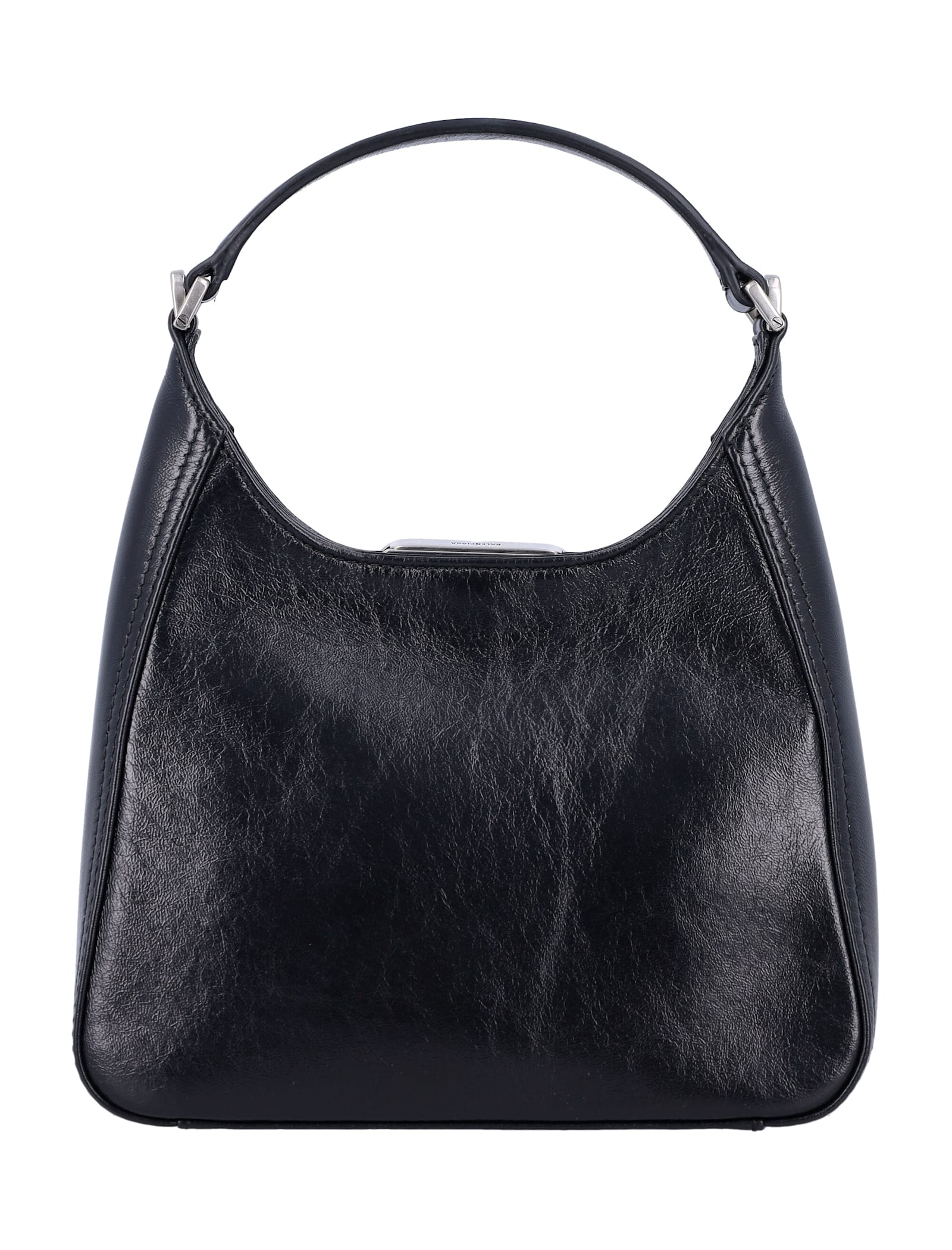 Shop Balenciaga Bb Soft Small Hobo Bag In Black