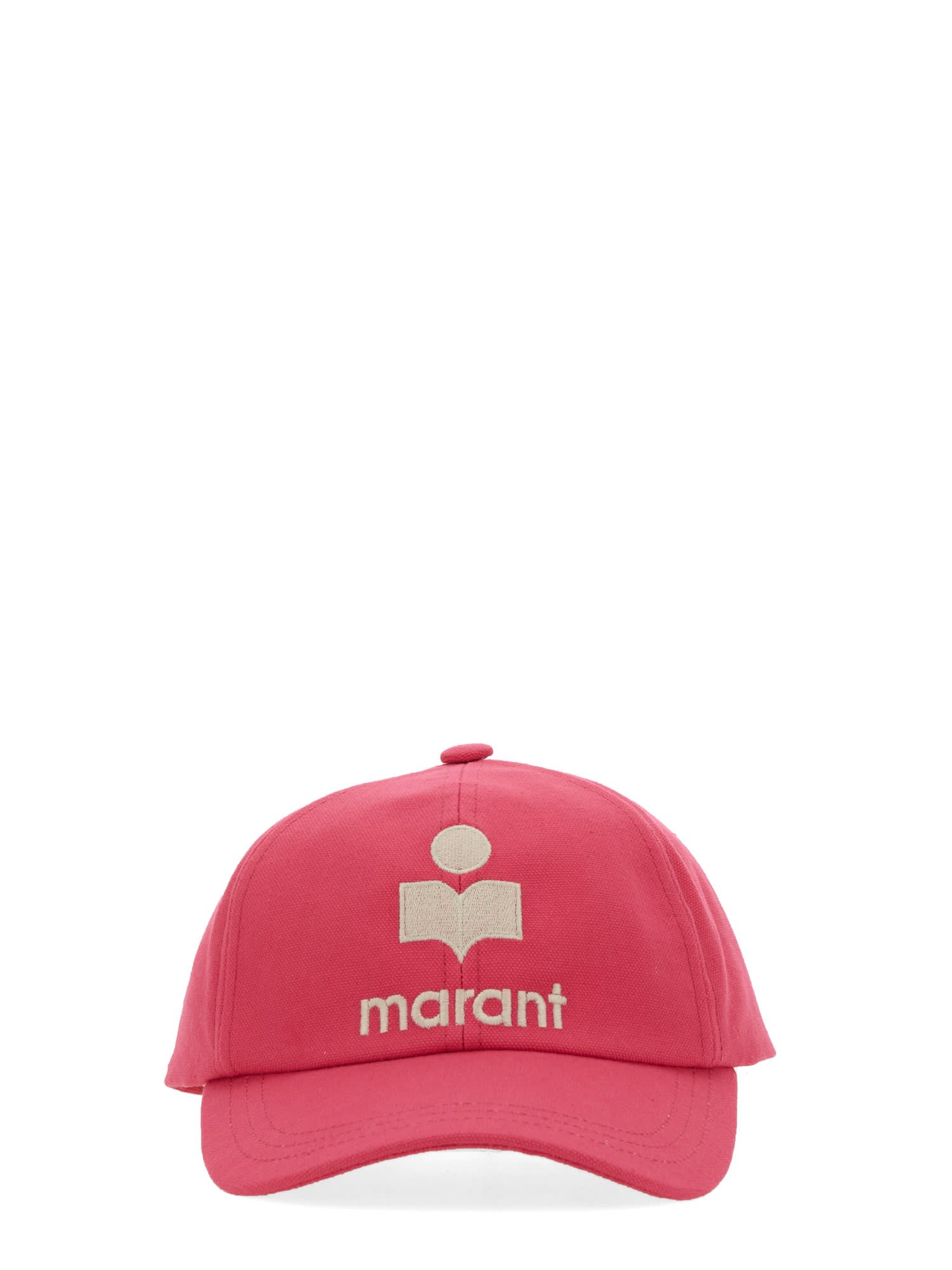 Shop Isabel Marant Tyron Baseball Cap In Pink