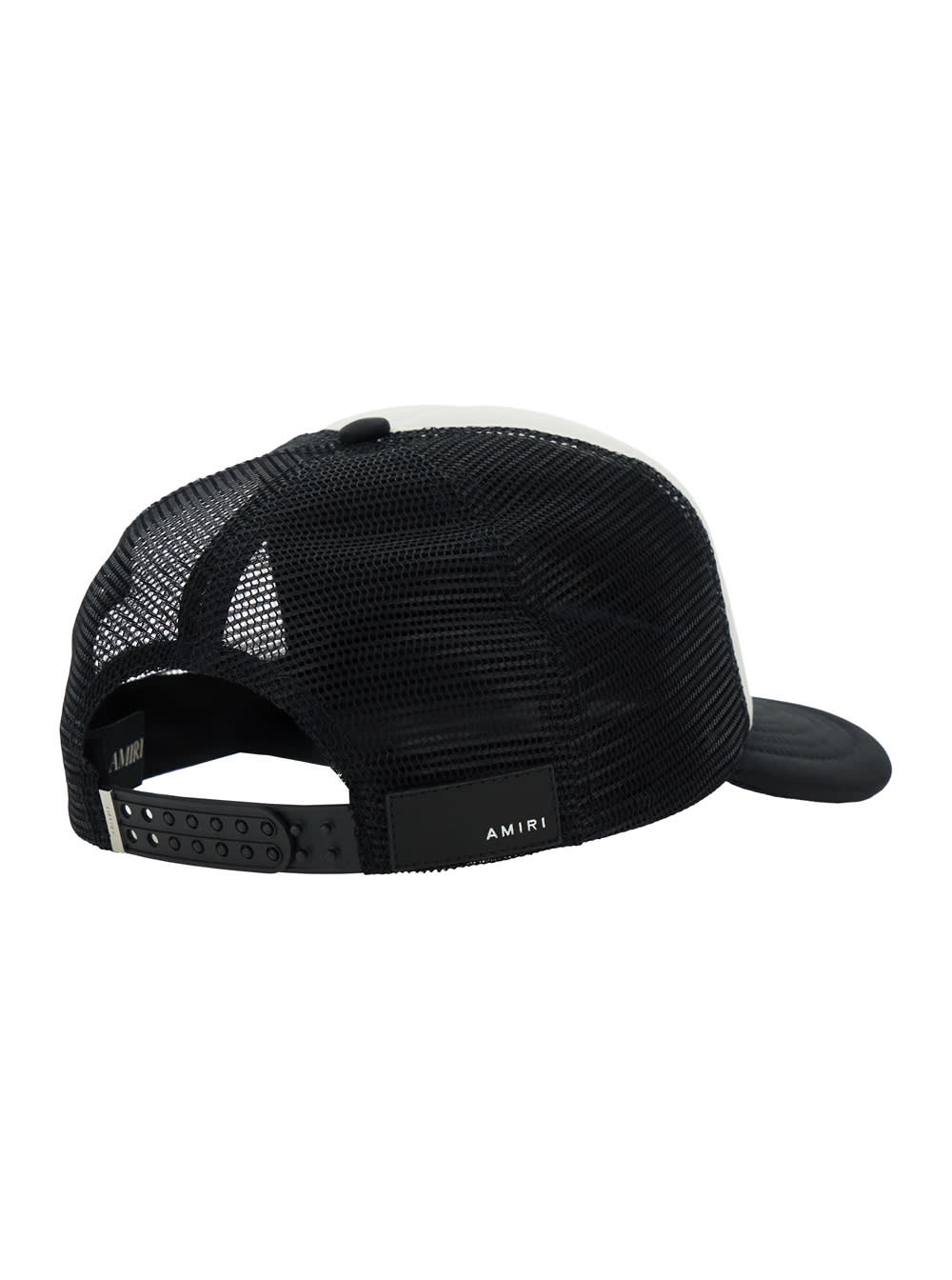 Amiri Black Baseball Cap With Logo Lettering On The Front And Mehs Panels In Cotton Man In Black