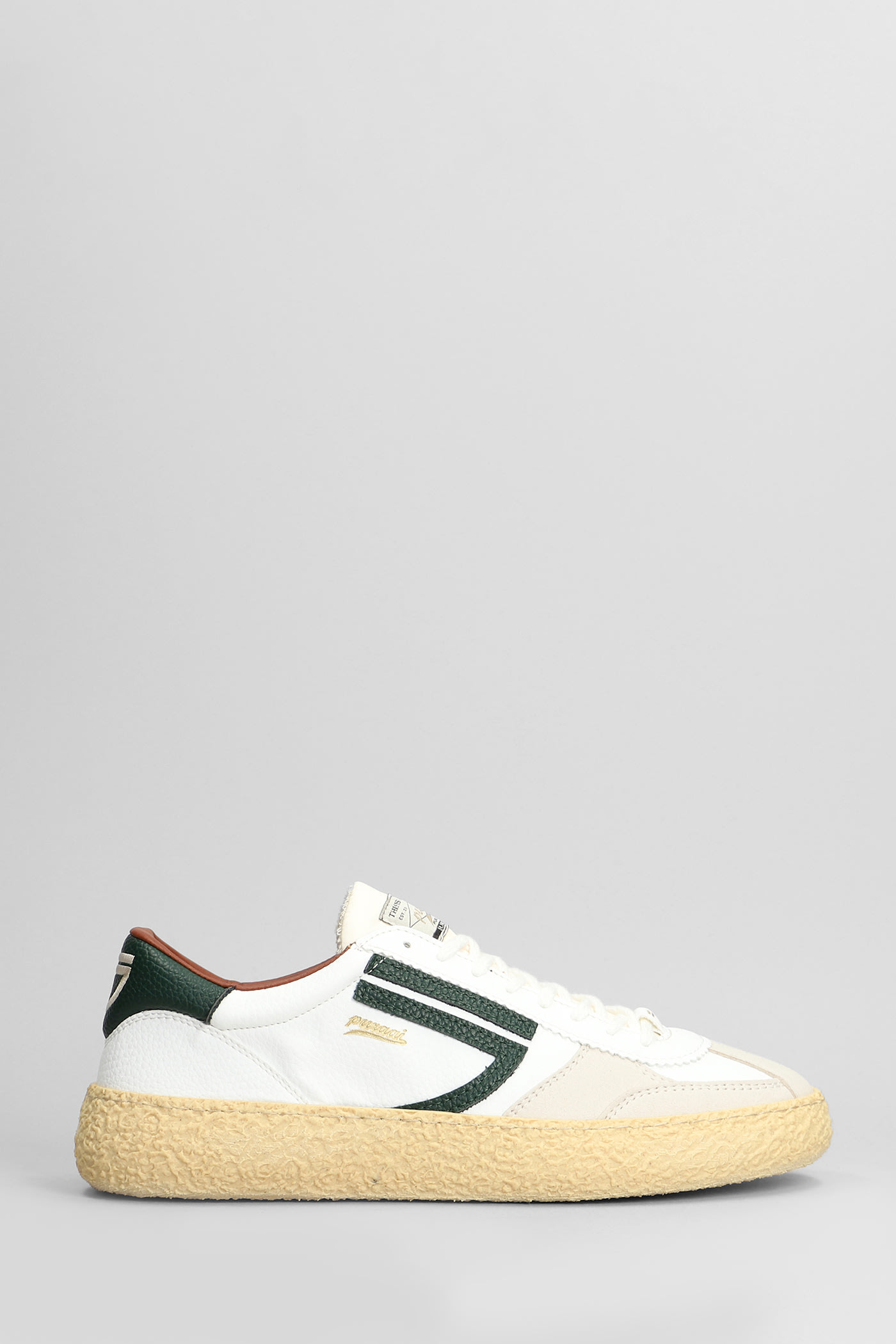 Sneakers In White Leather