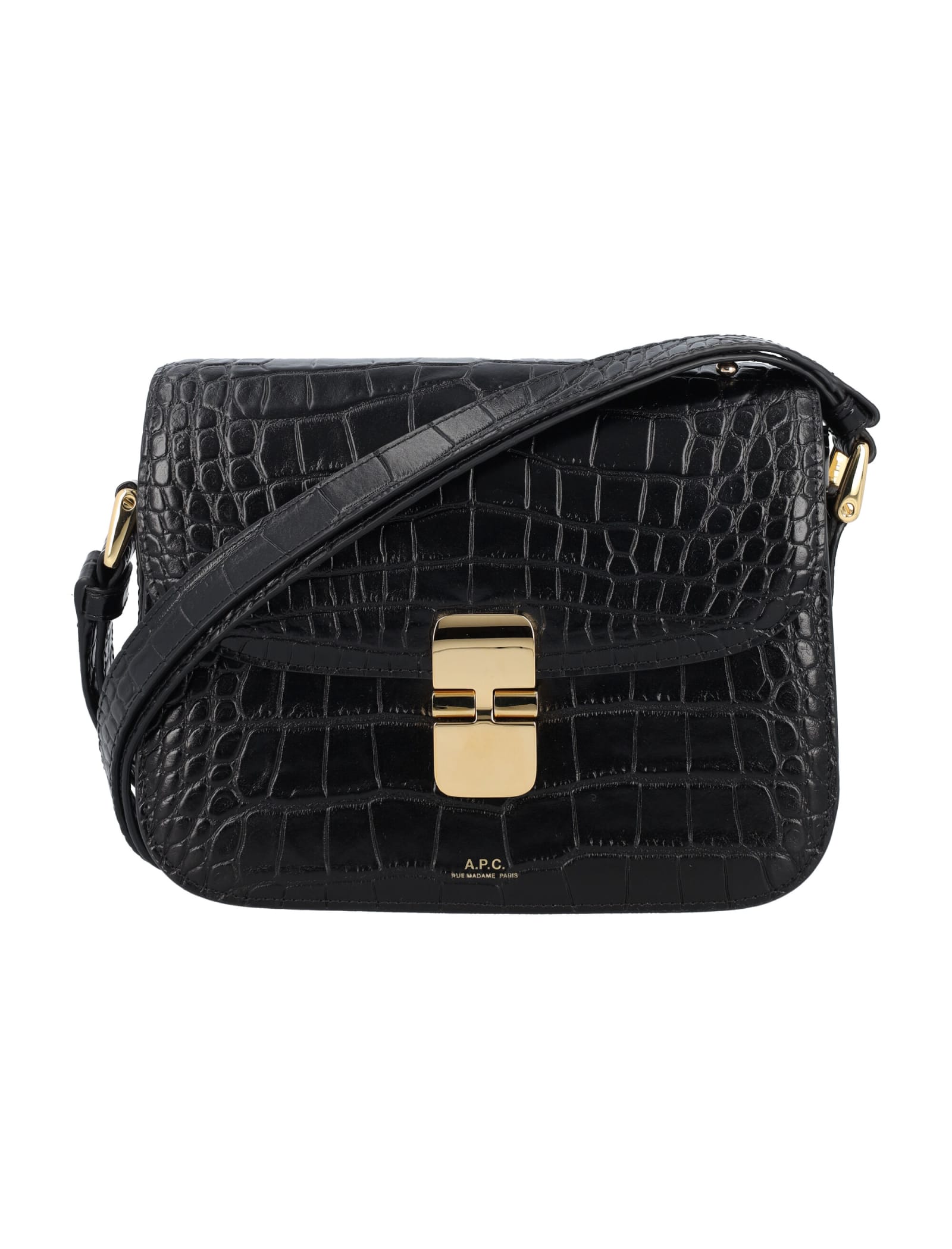 A.P.C. Grace Small Bag In Crocco Print | Smart Closet