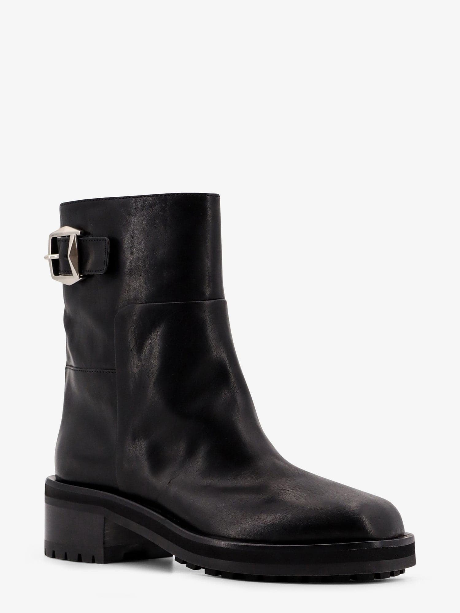 Jimmy Choo Women Brooklyn Ab 50 Leather Boots With Adjustable Strap