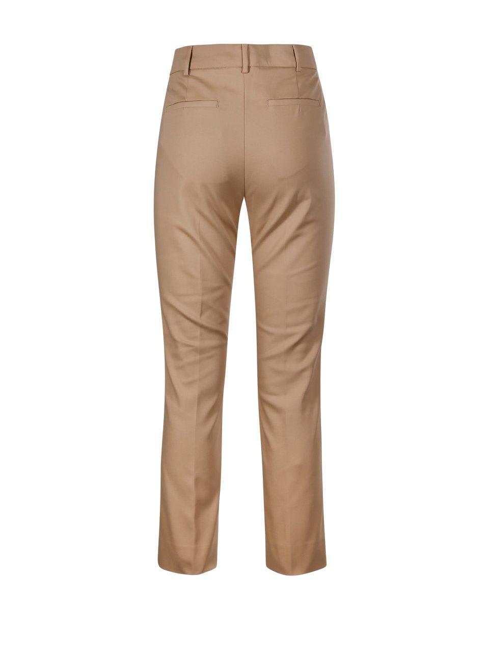 Shop Sportmax High Waist Straight Leg Trousers In Beige